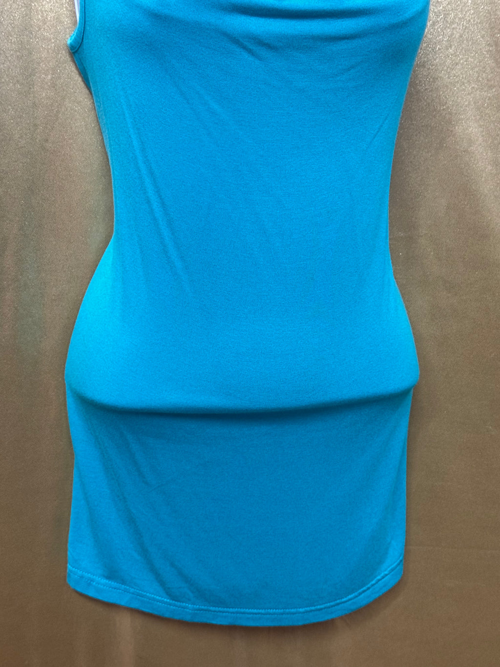 New Directions Teal Sleeveless Cowl Neck Top - Size Medium