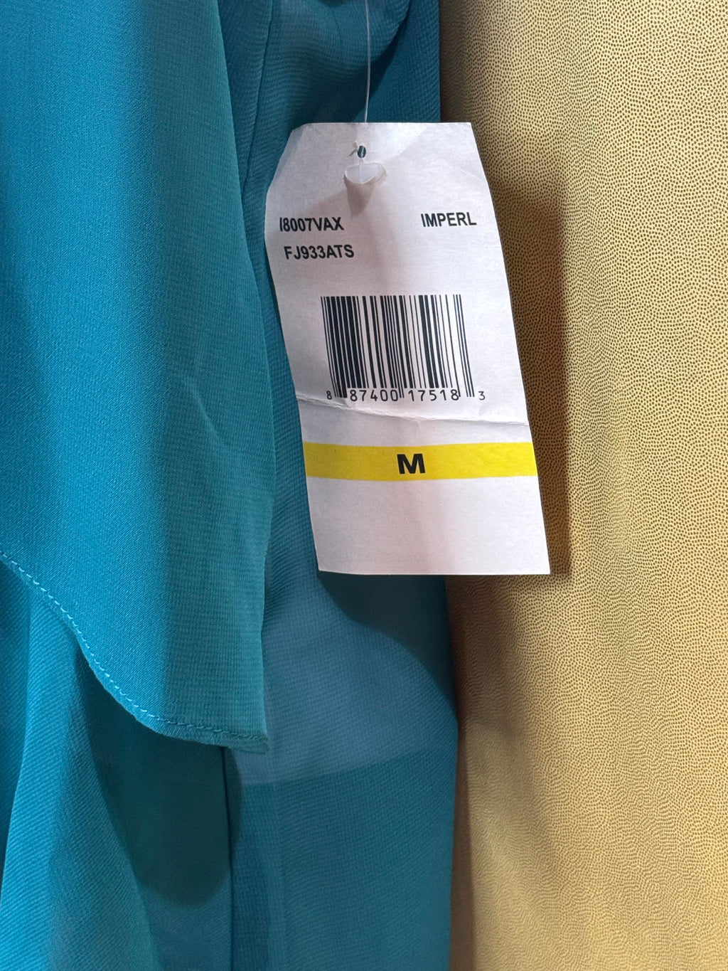 Eyeshadow Teal Green Layered Ruffle Chiffon Racerback Tank Top NWT Medium