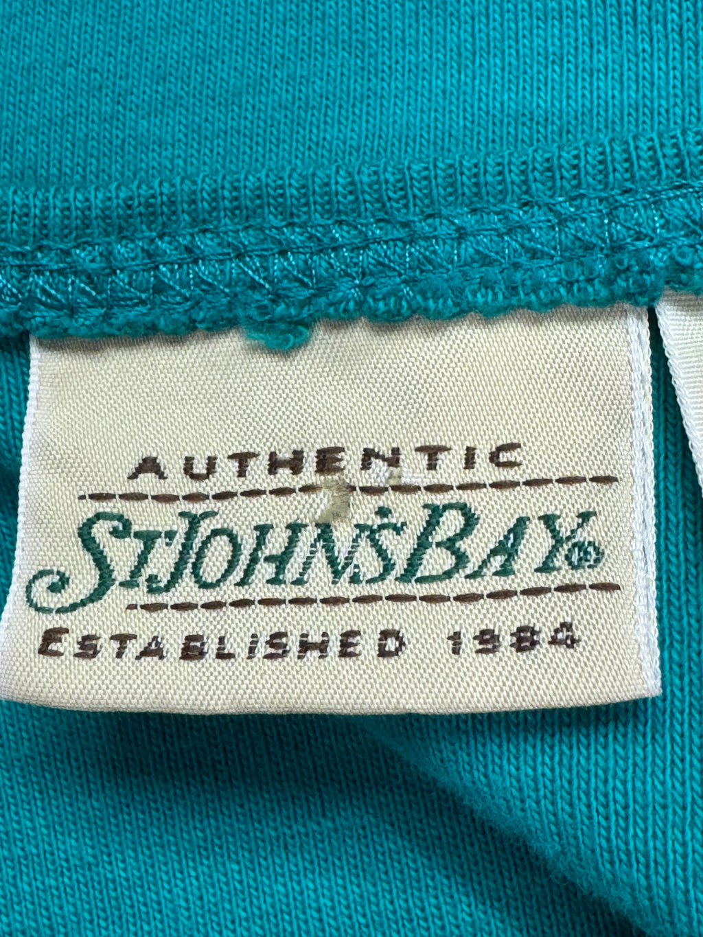 St. John's Bay Teal Scoop-Neck Tank Top | Size M 100% Cotton Made in Canada
