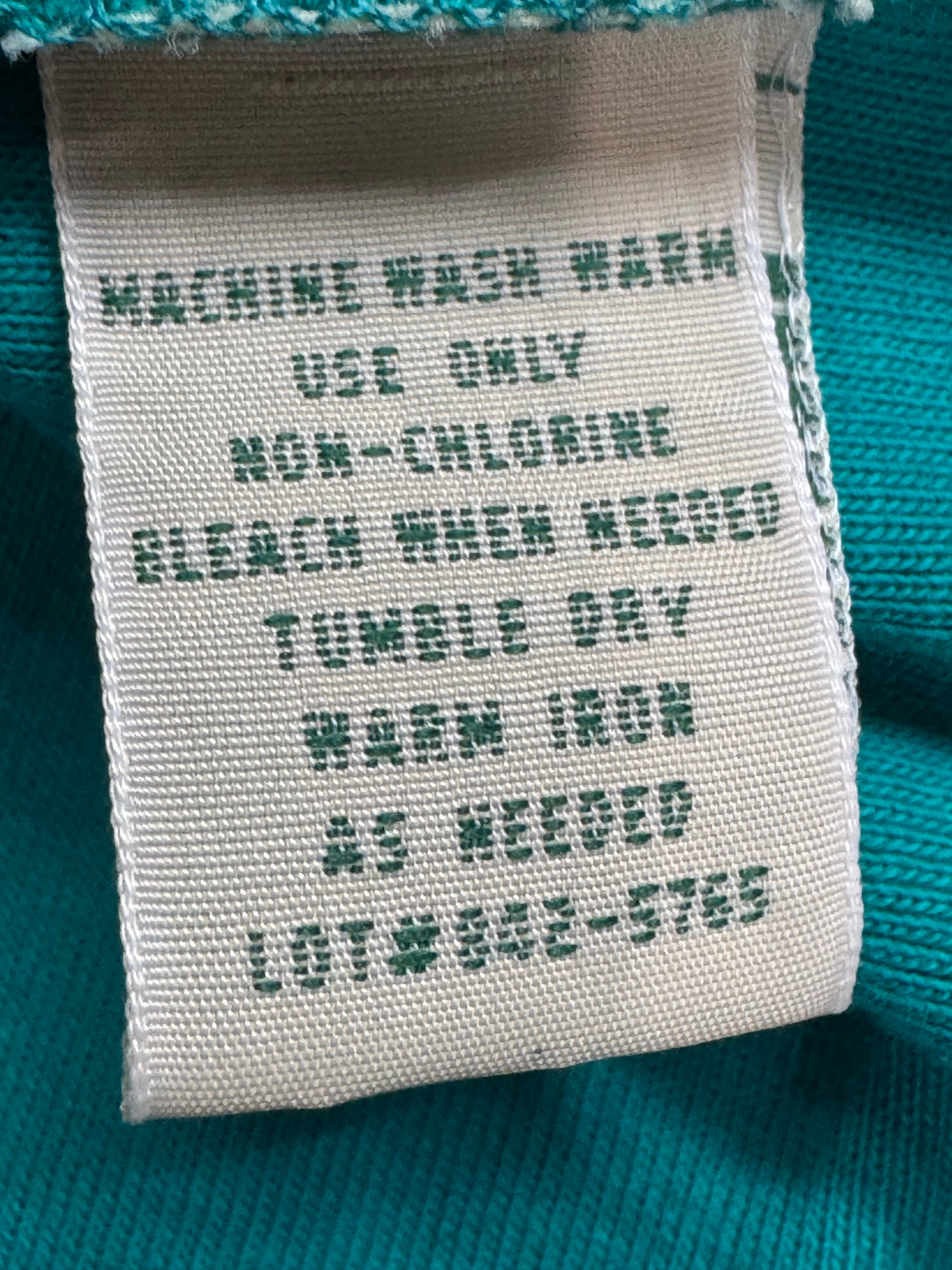 St. John's Bay Teal Scoop-Neck Tank Top | Size M 100% Cotton Made in Canada