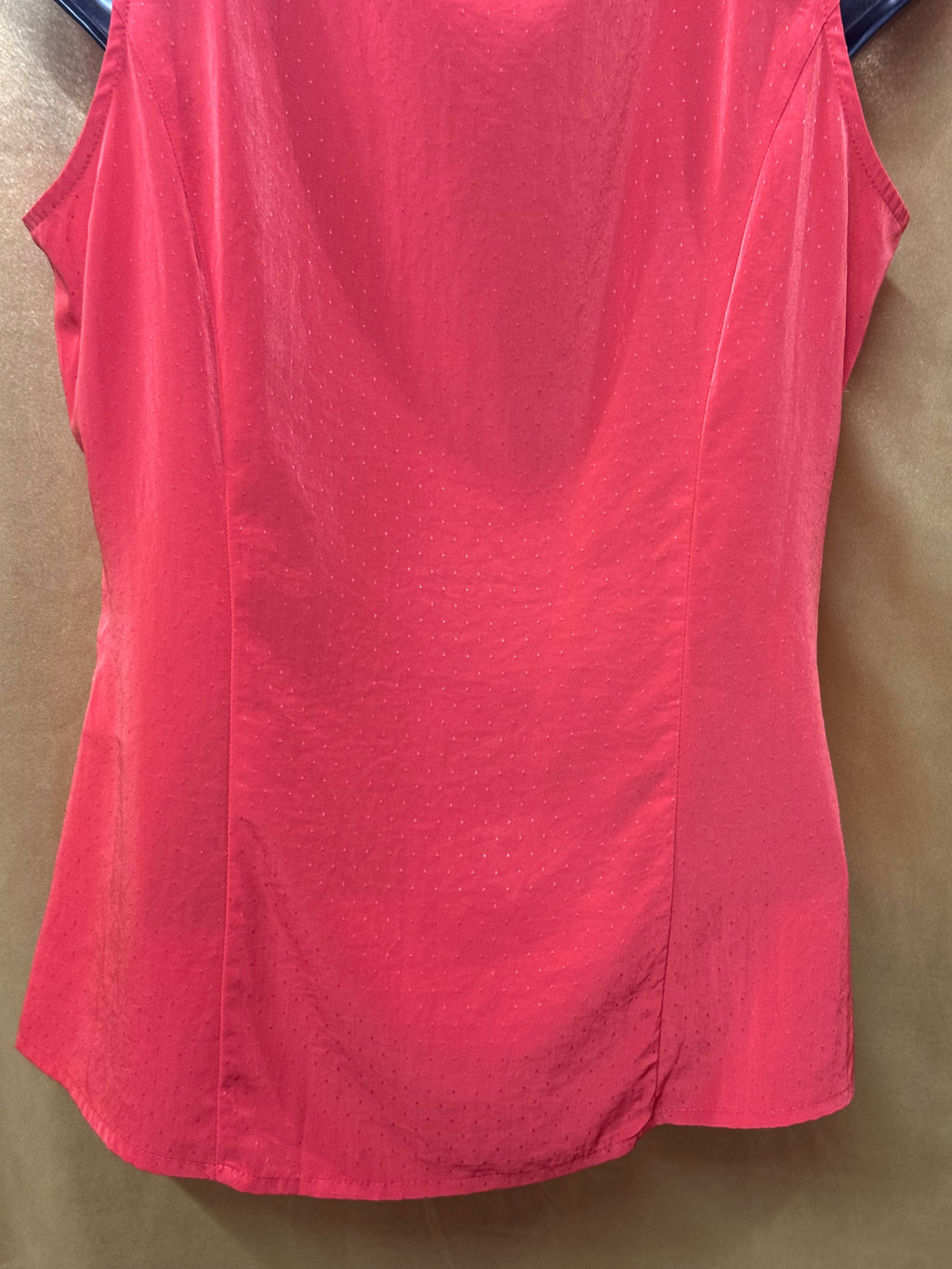 Banana Republic Coral Ruffle Sleeveless Blouse Top Small
