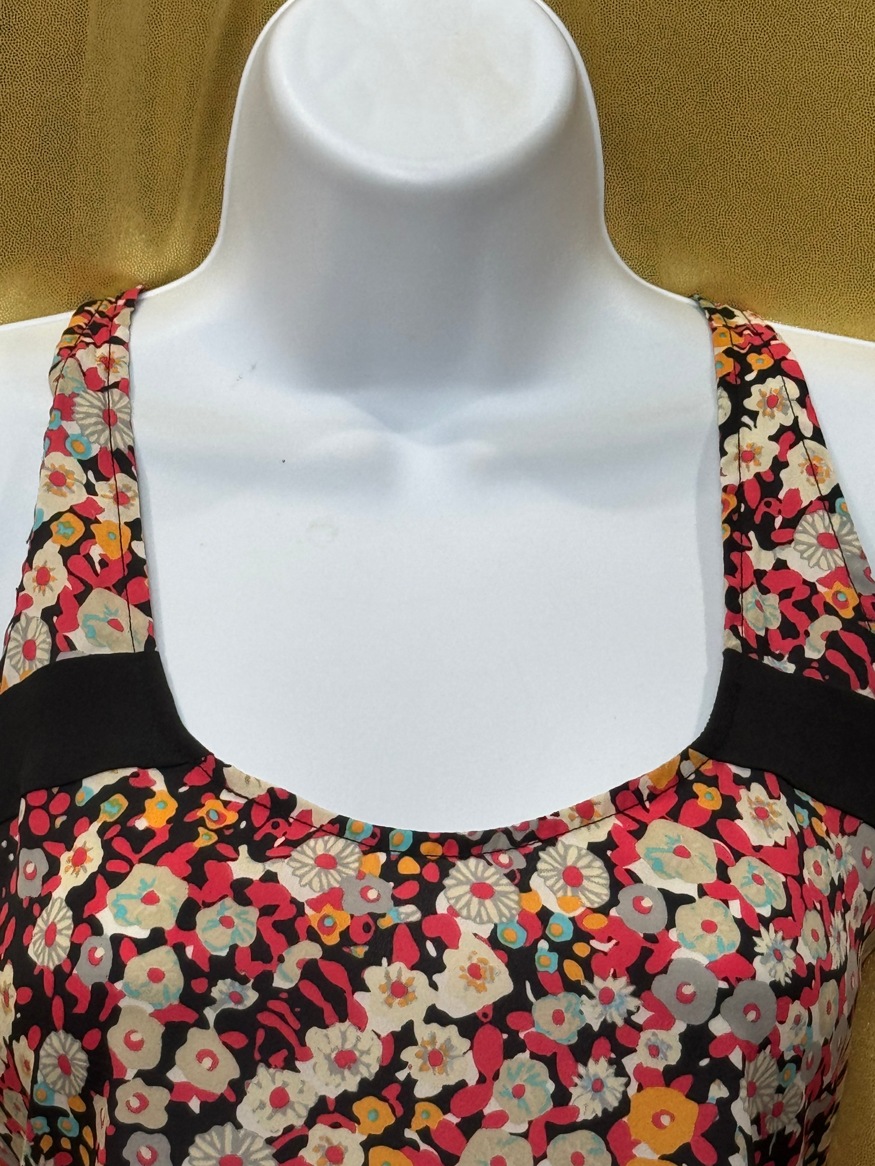 BCBGeneration Floral Racerback Tank Top - Size S