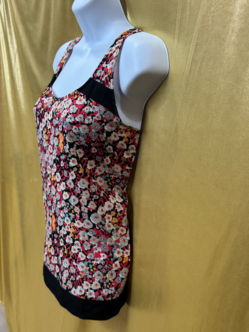 BCBGeneration Floral Racerback Tank Top - Size S