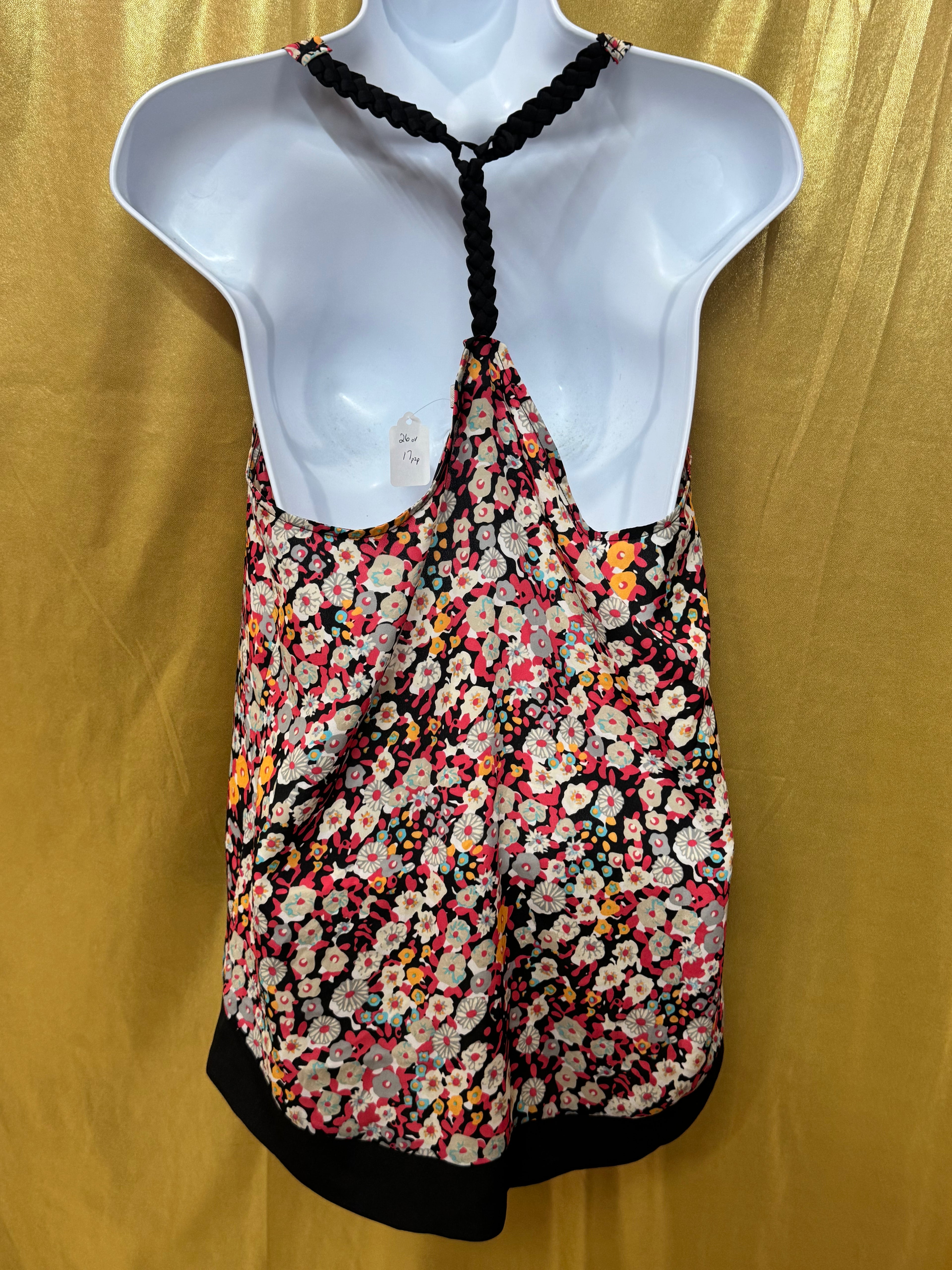BCBGeneration Floral Racerback Tank Top - Size S