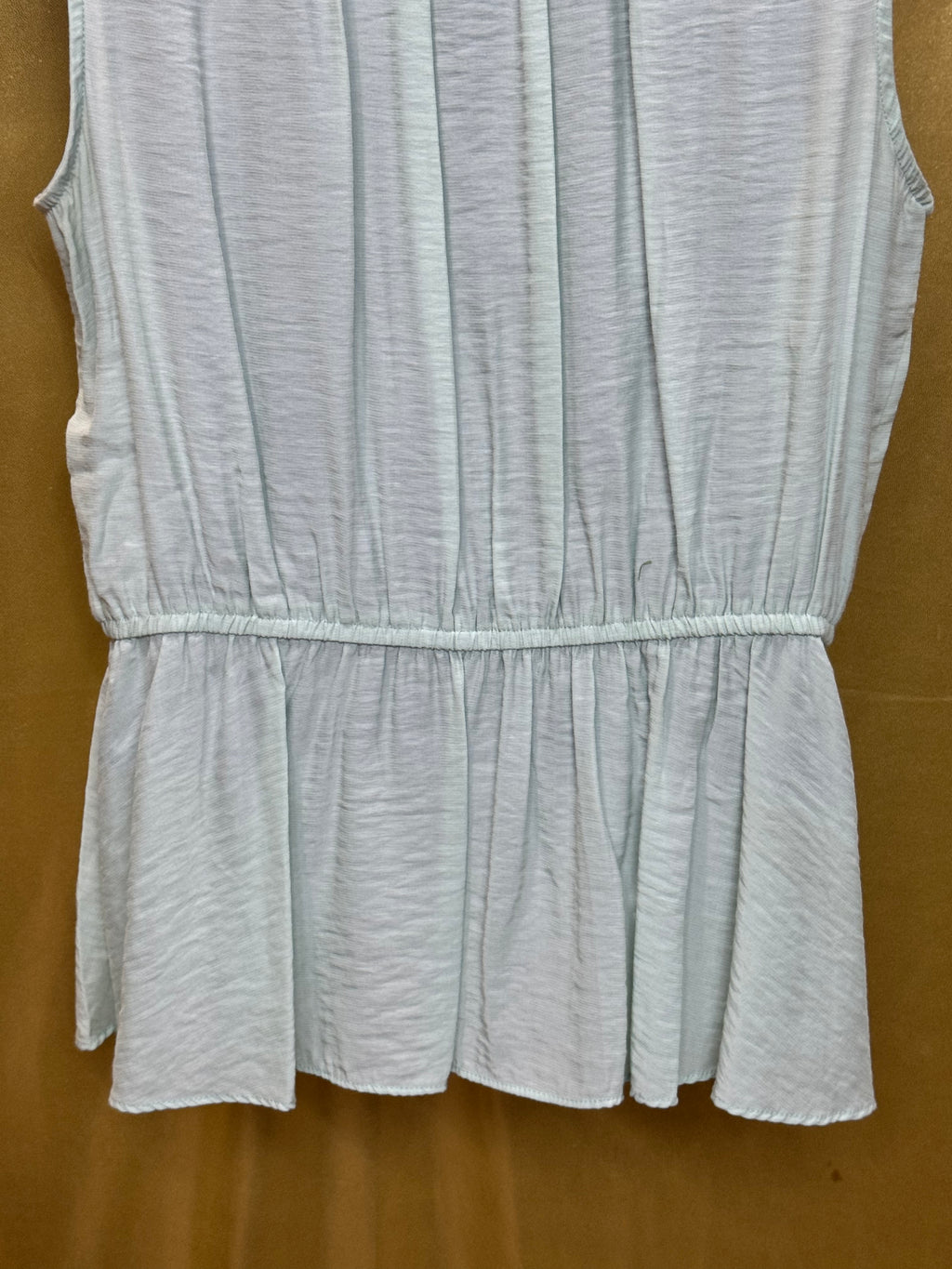 14th & Union Mint Green Sleeveless Surplice Peplum Blouse - Size M
