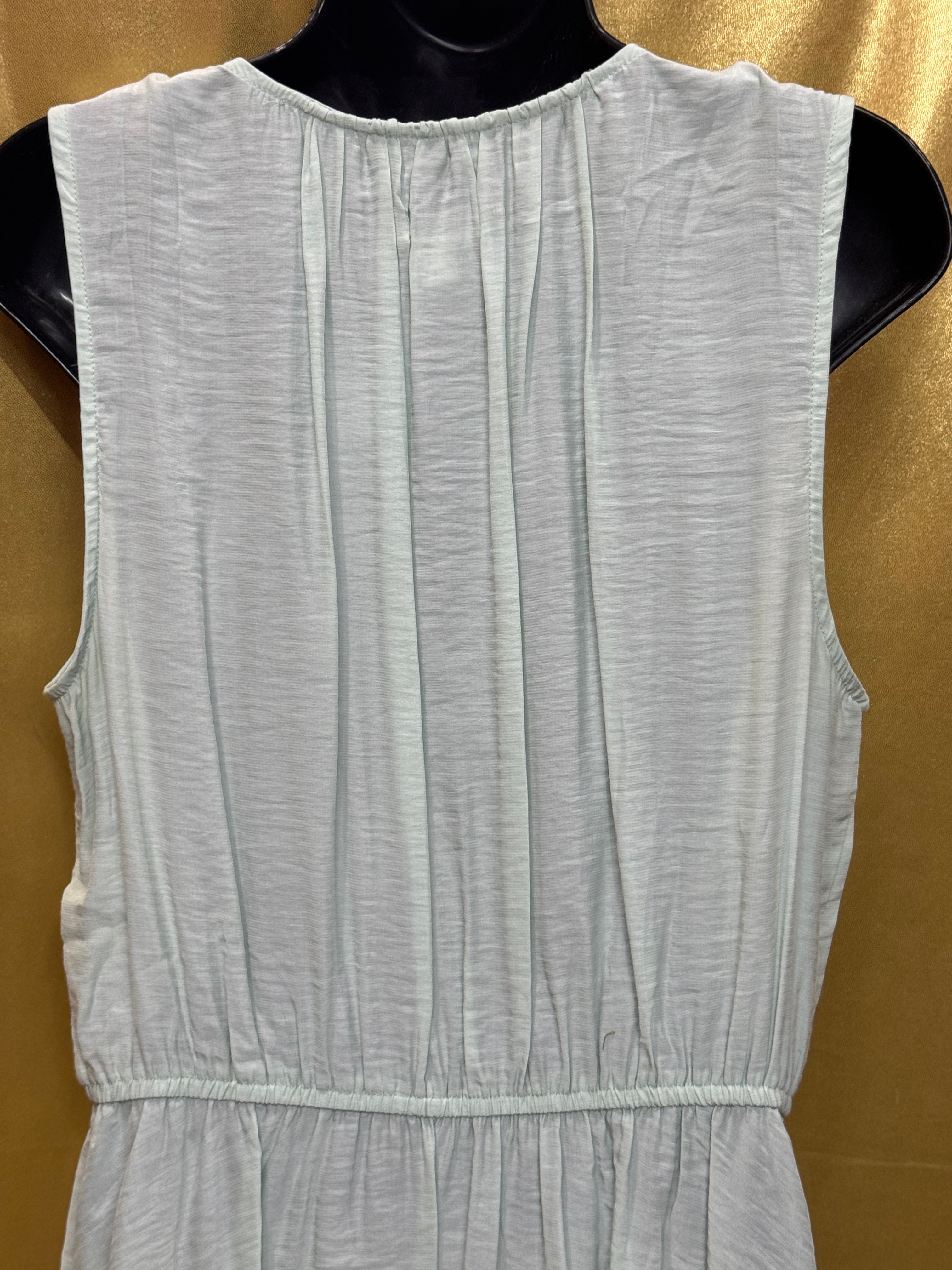 14th & Union Mint Green Sleeveless Surplice Peplum Blouse - Size M