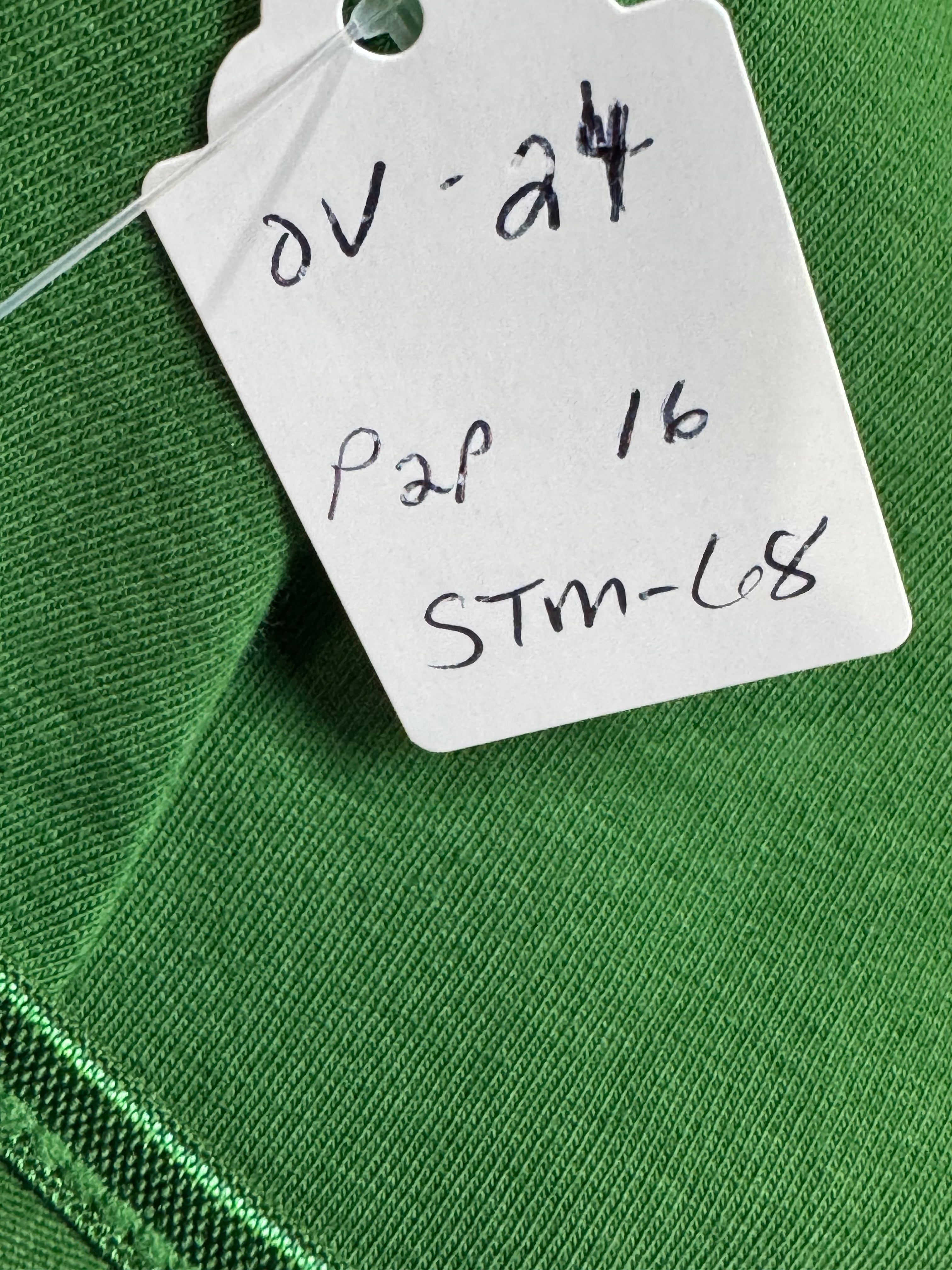 AK Anne Klein Green Scoop-Neck Tank Top | Cotton Blend Size Medium