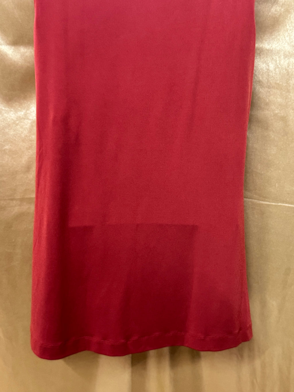 Simply Vera Vera Wang Rust Red Cowl Neck Sleeveless Top - Size M