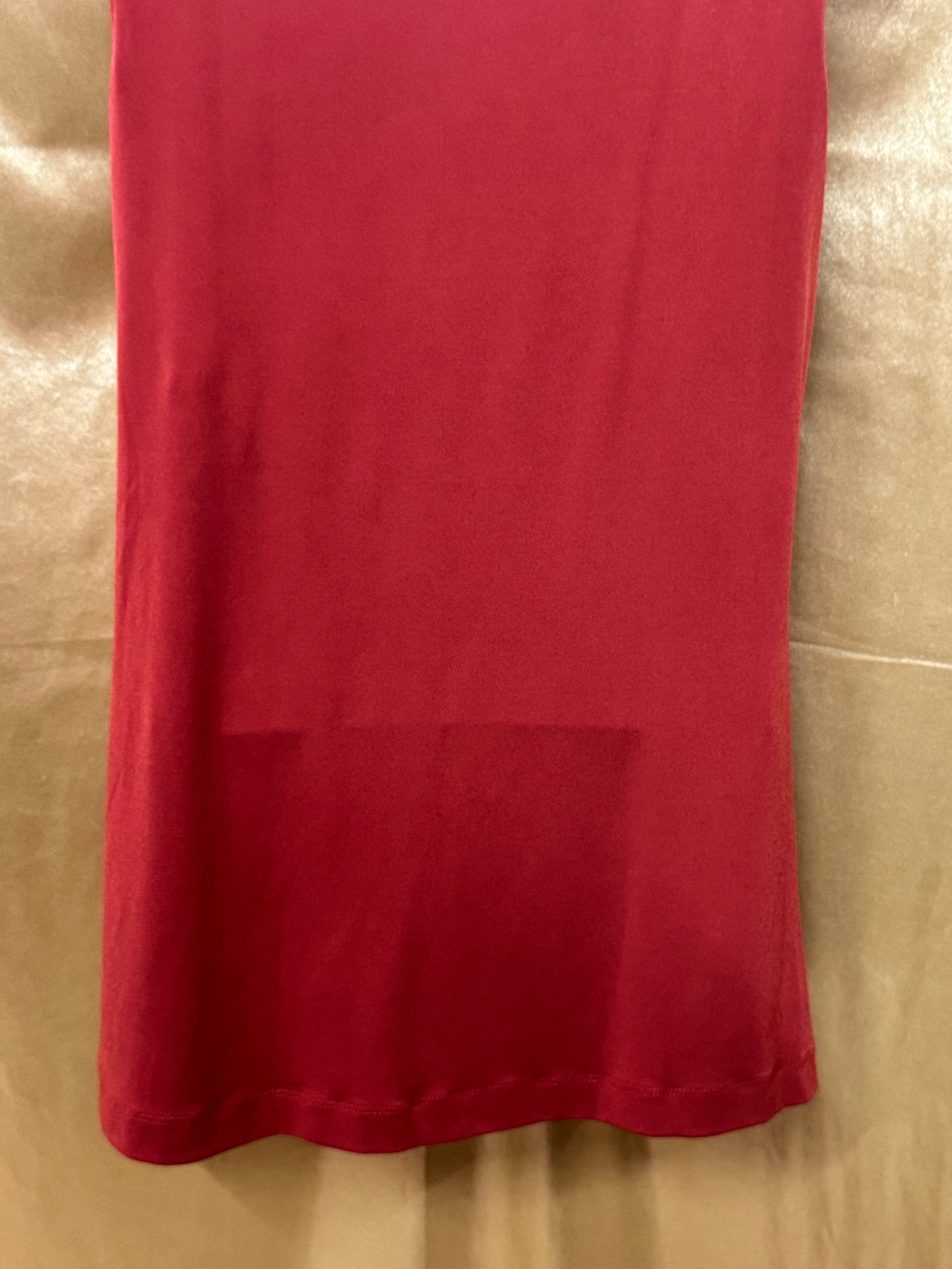 Simply Vera Vera Wang Rust Red Cowl Neck Sleeveless Top - Size M