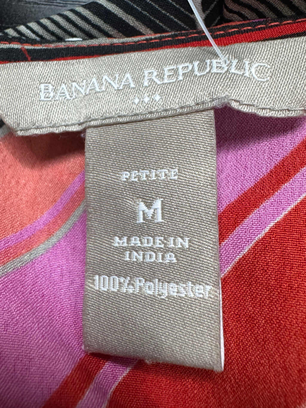 Banana Republic Vibrant Chevron Sleeveless Blouse PM