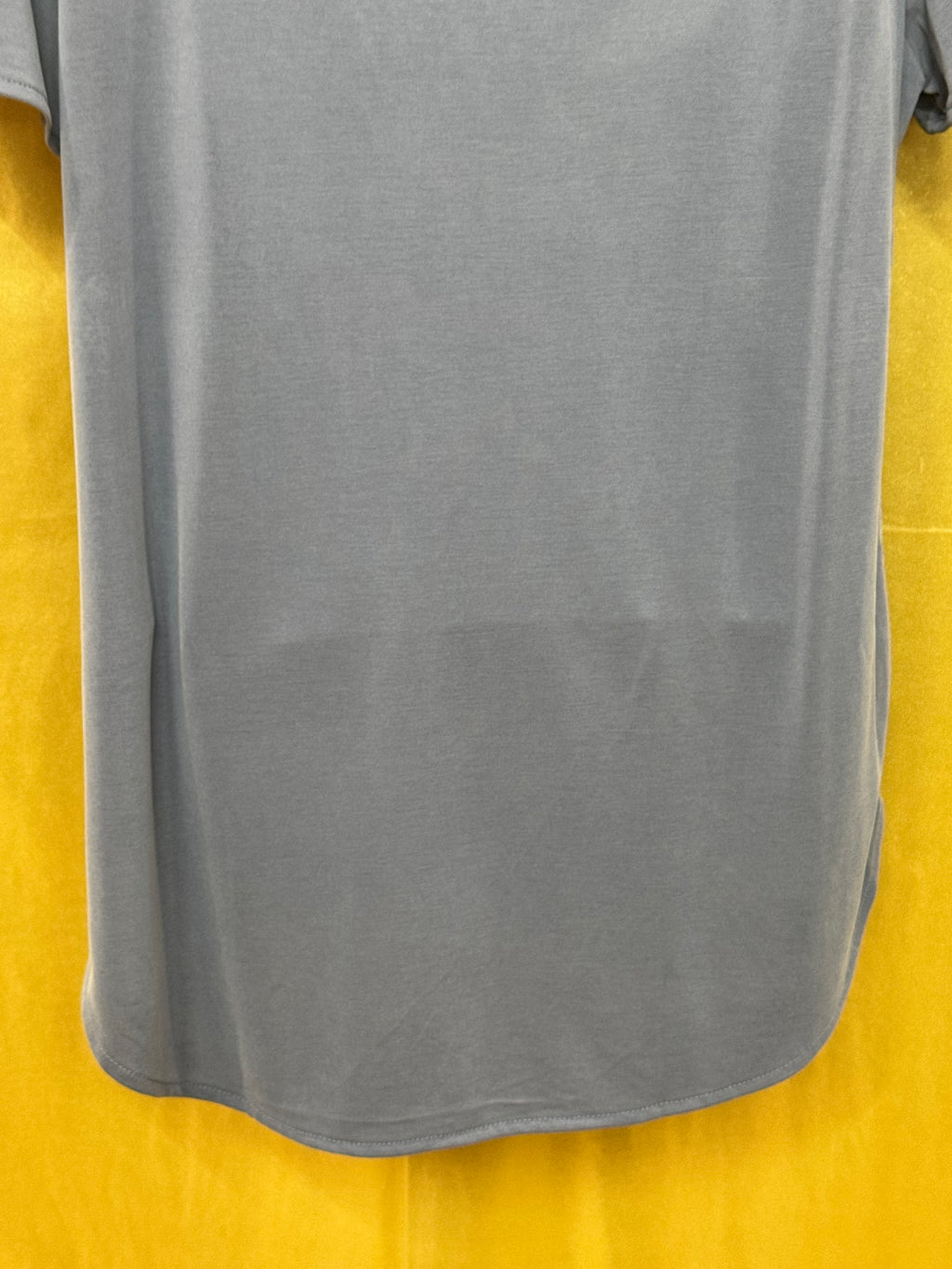 Banana Republic Slate Blue Scoop Neck Modal Blend Short Sleeve Blouse - Size M