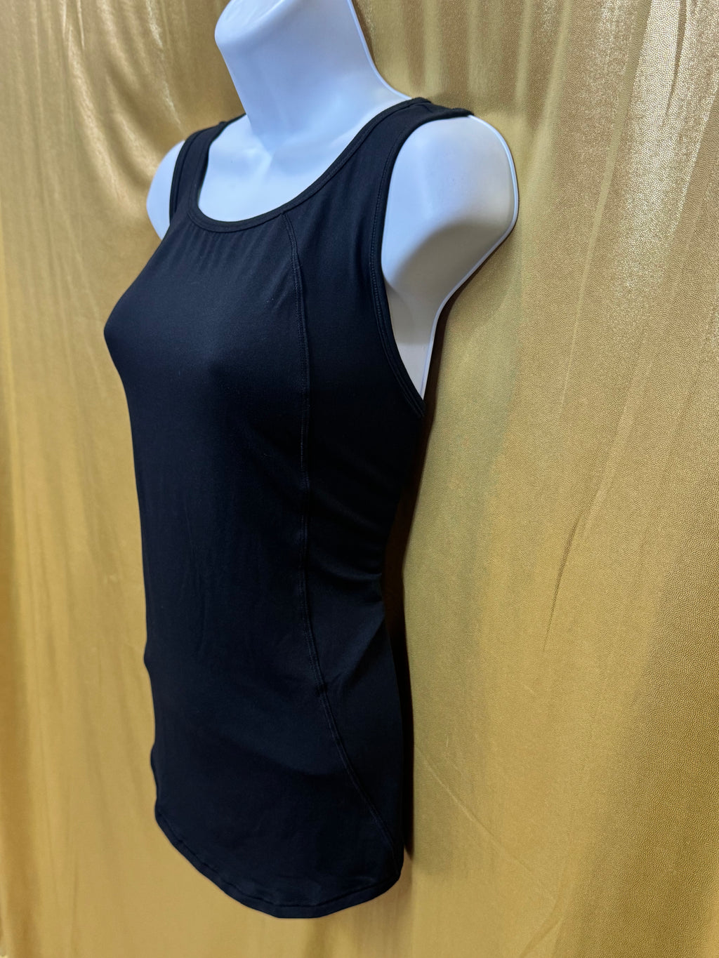 Yoga Licious Black Athletic Scoop Neck Tank Top Size Medium