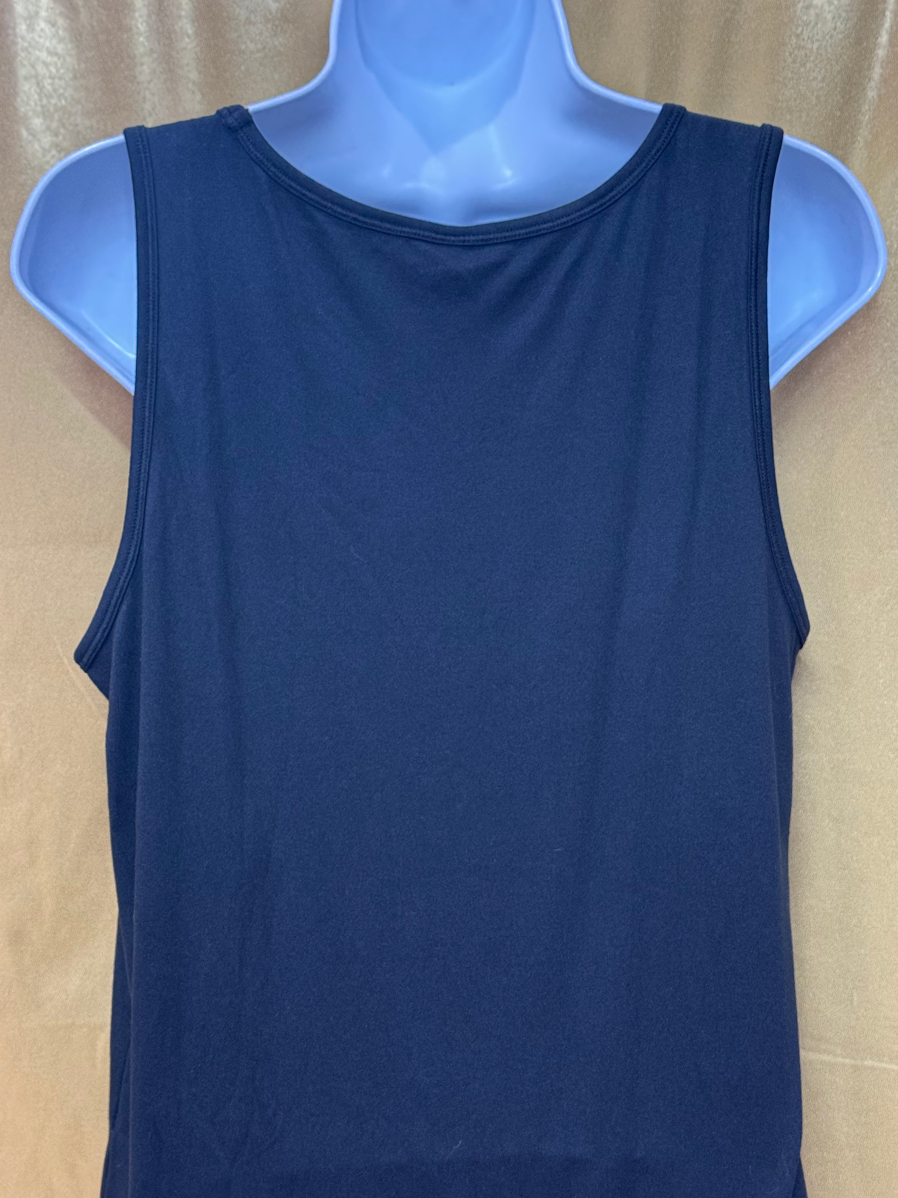 Yoga Licious Black Athletic Scoop Neck Tank Top Size Medium