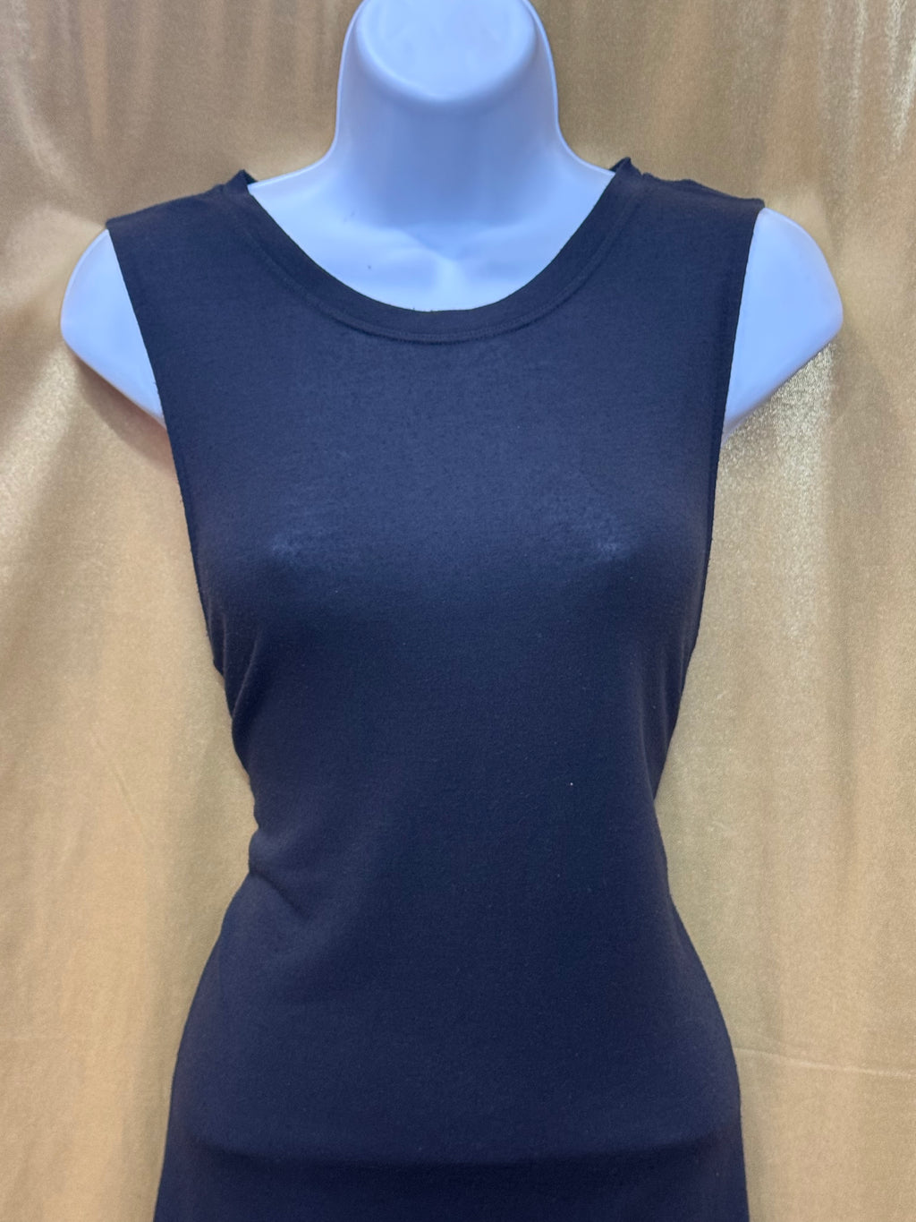 Athleta Black Sleeveless Side-Slit Tunic Top - Size Medium