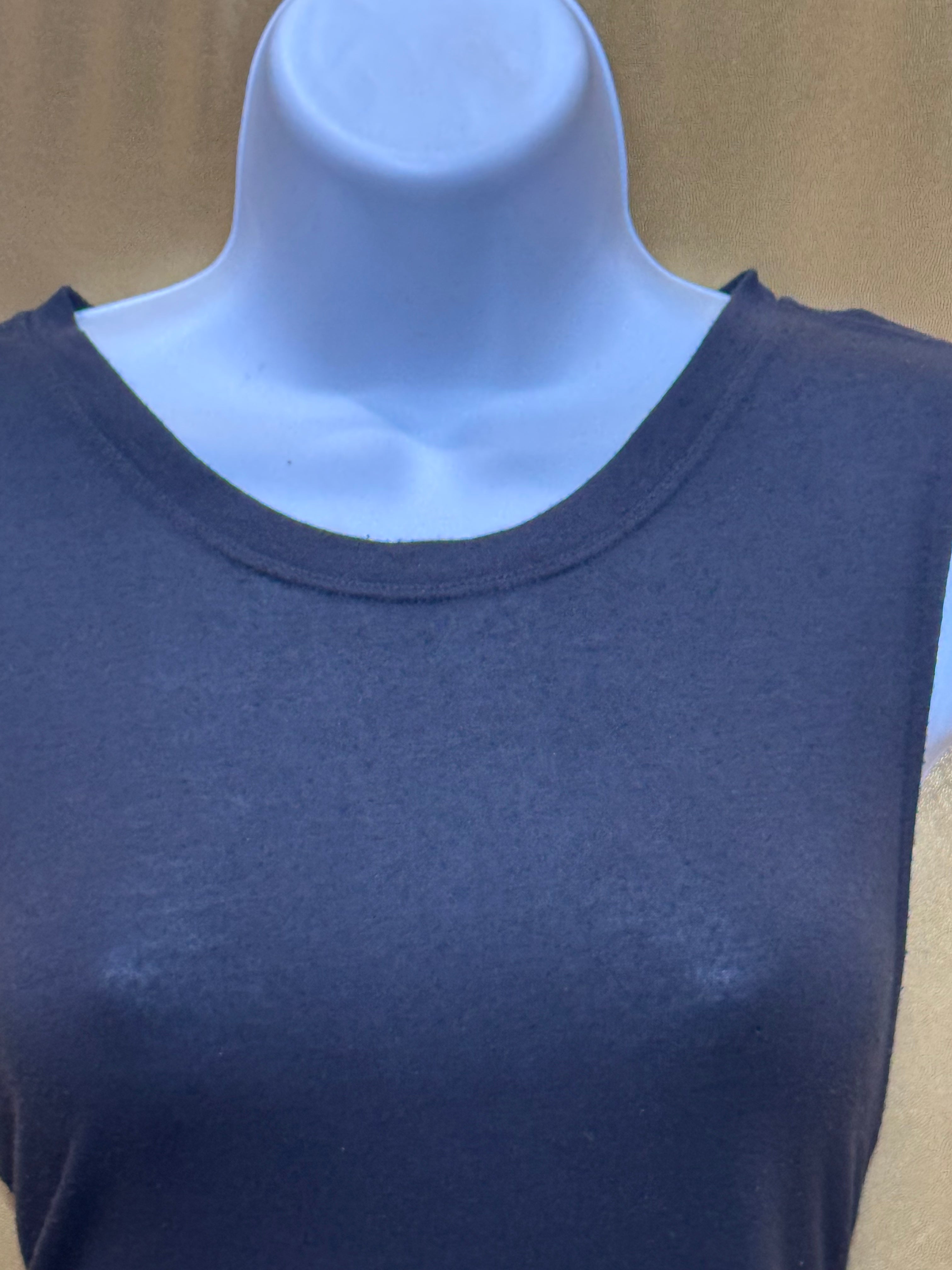 Athleta Black Sleeveless Side-Slit Tunic Top - Size Medium