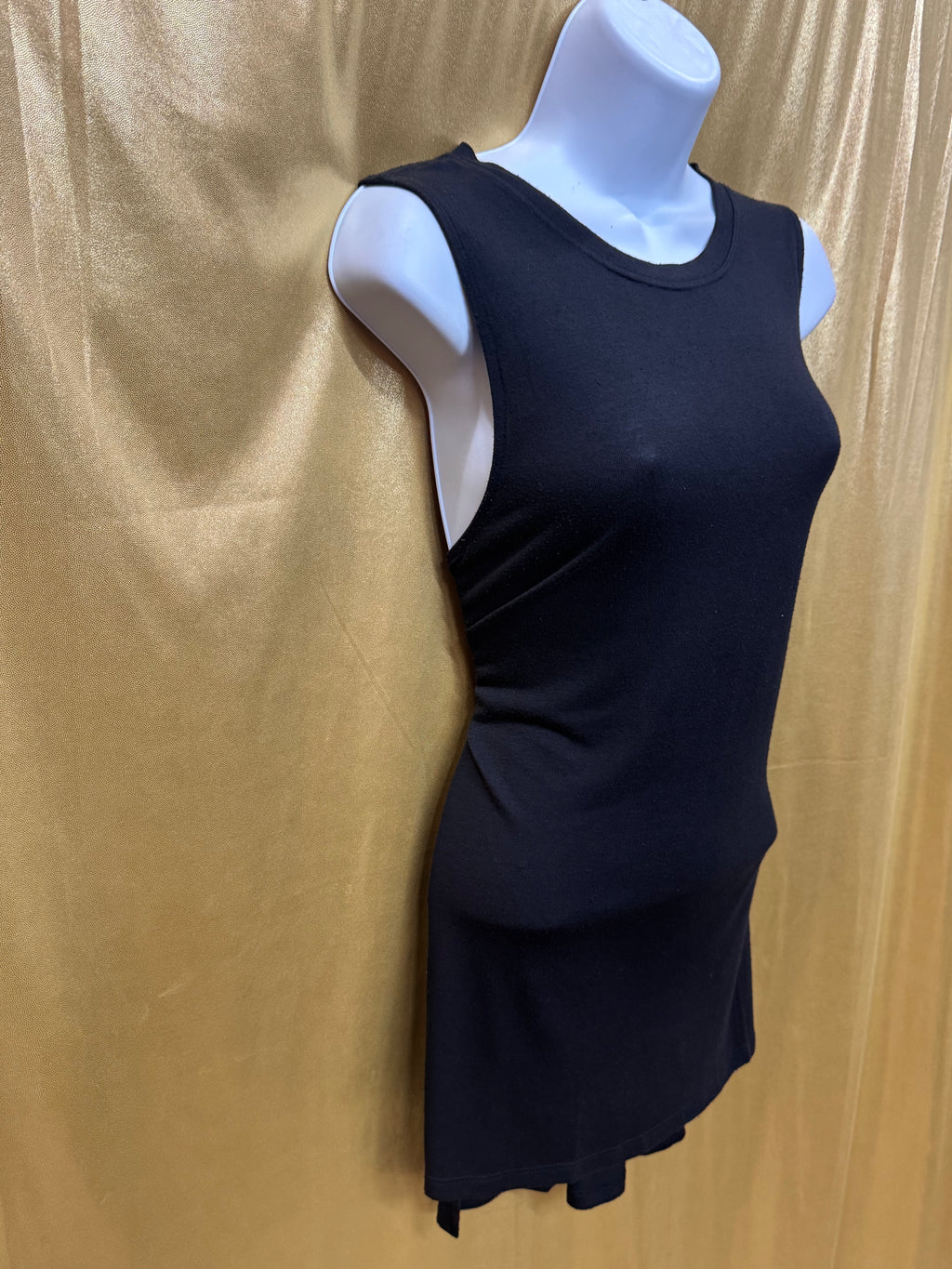 Athleta Black Sleeveless Side-Slit Tunic Top - Size Medium