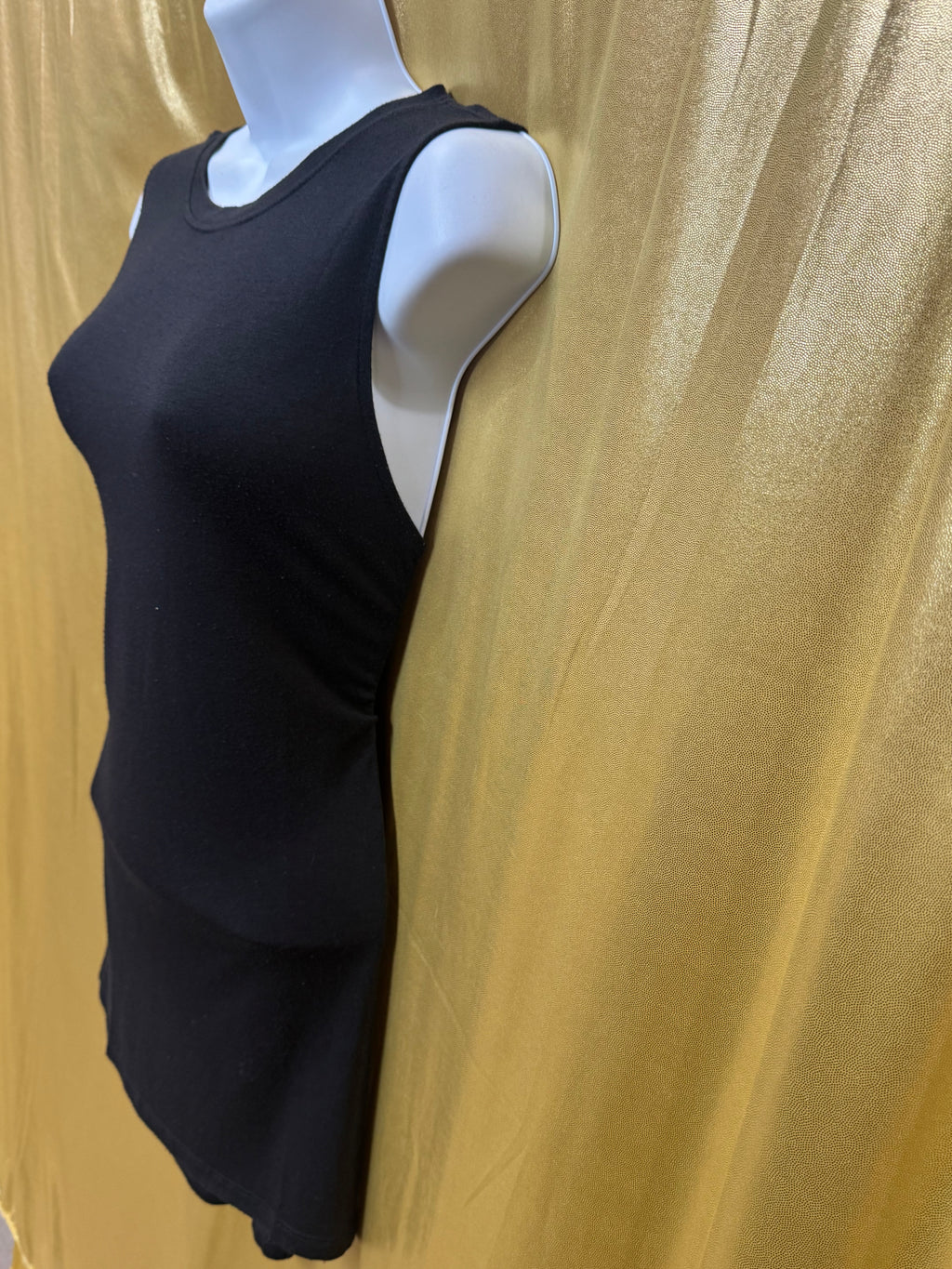 Athleta Black Sleeveless Side-Slit Tunic Top - Size Medium