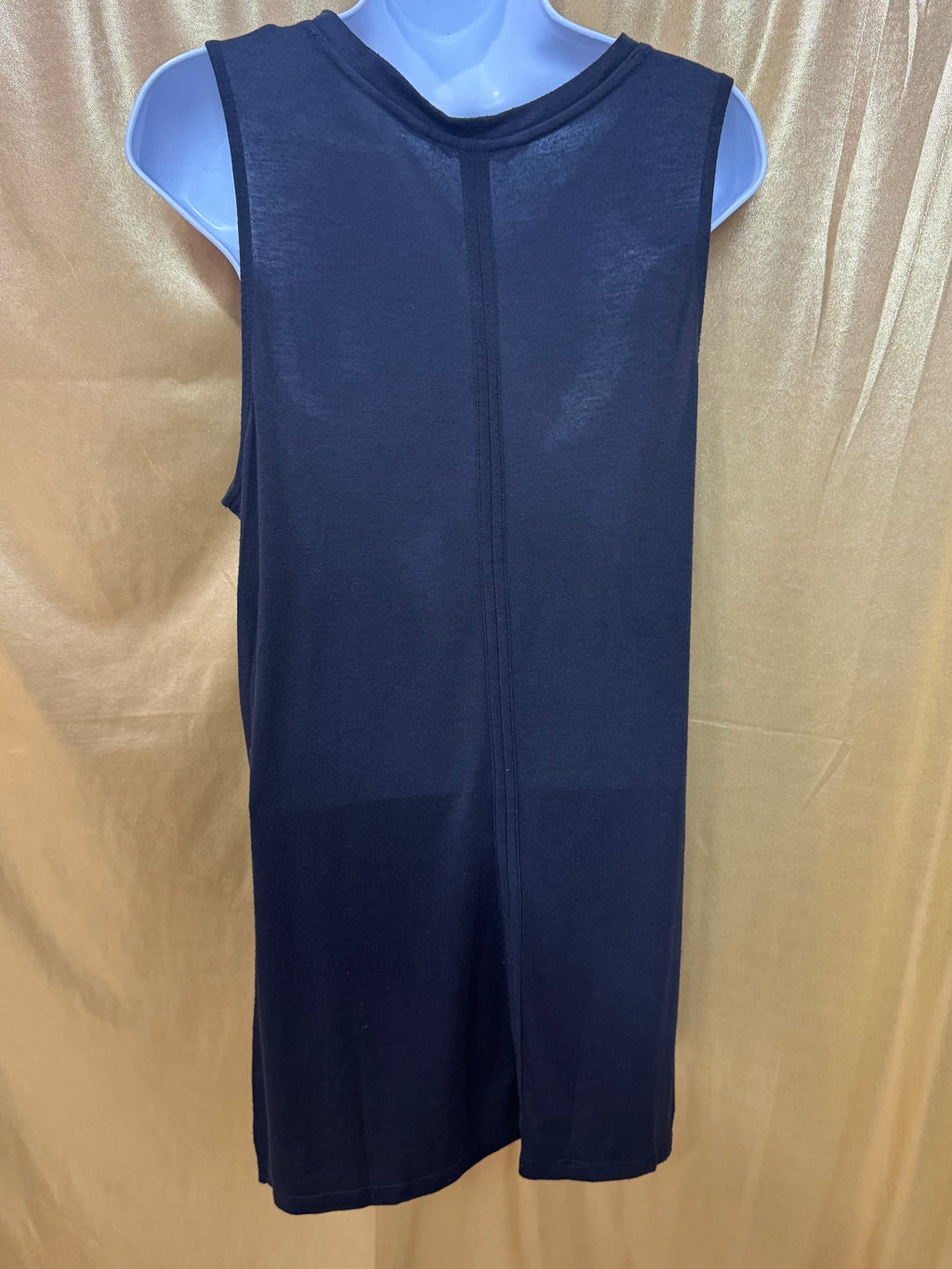 Athleta Black Sleeveless Side-Slit Tunic Top - Size Medium