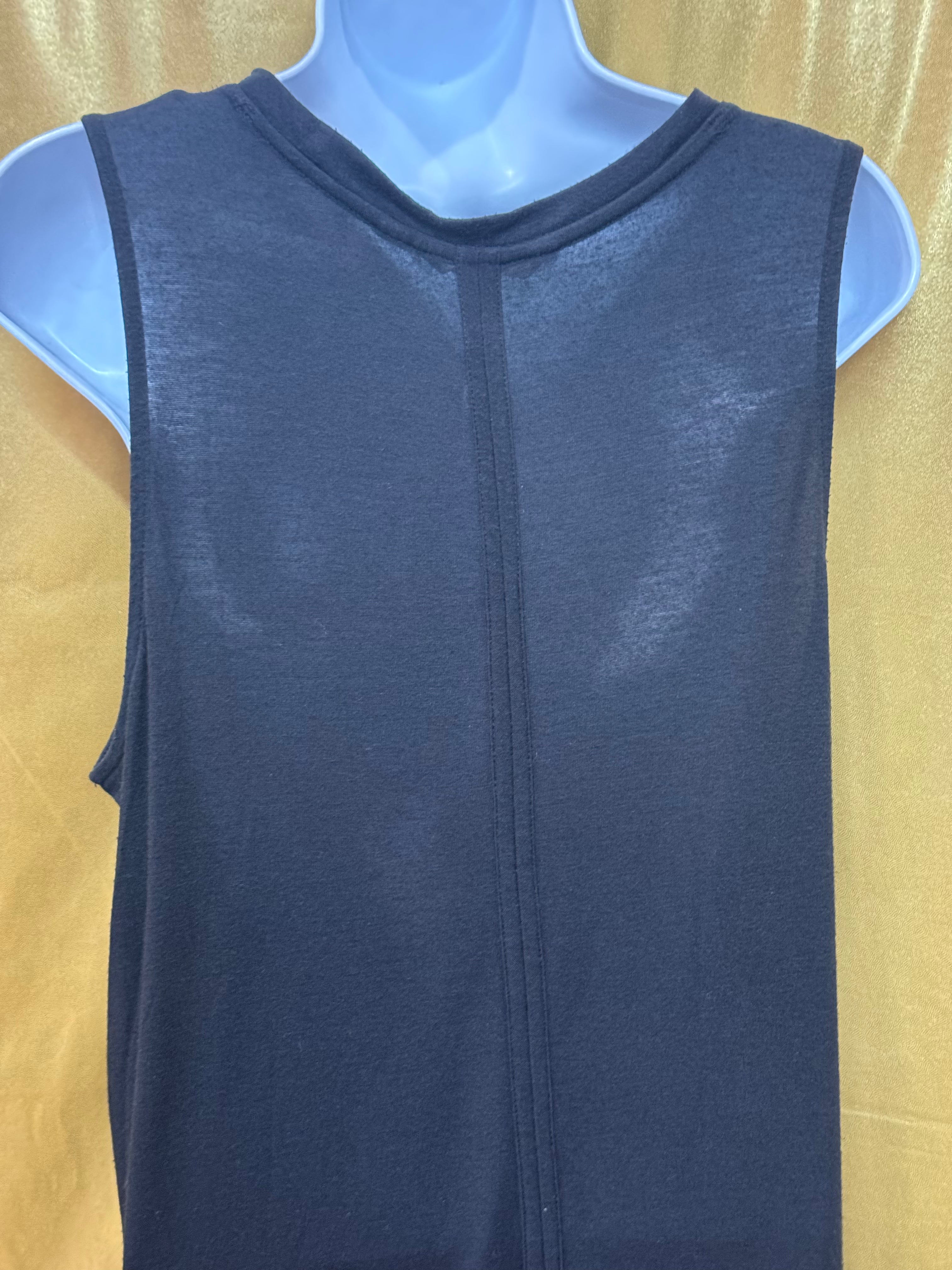 Athleta Black Sleeveless Side-Slit Tunic Top - Size Medium