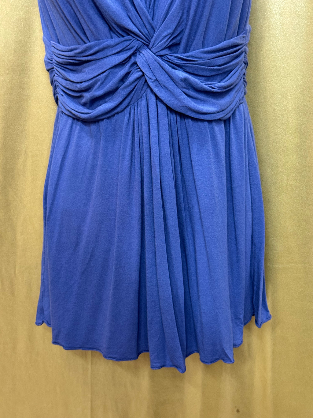 Max Studio Periwinkle Light Purple Twist Front V-Neck Sleeveless Top - Size M