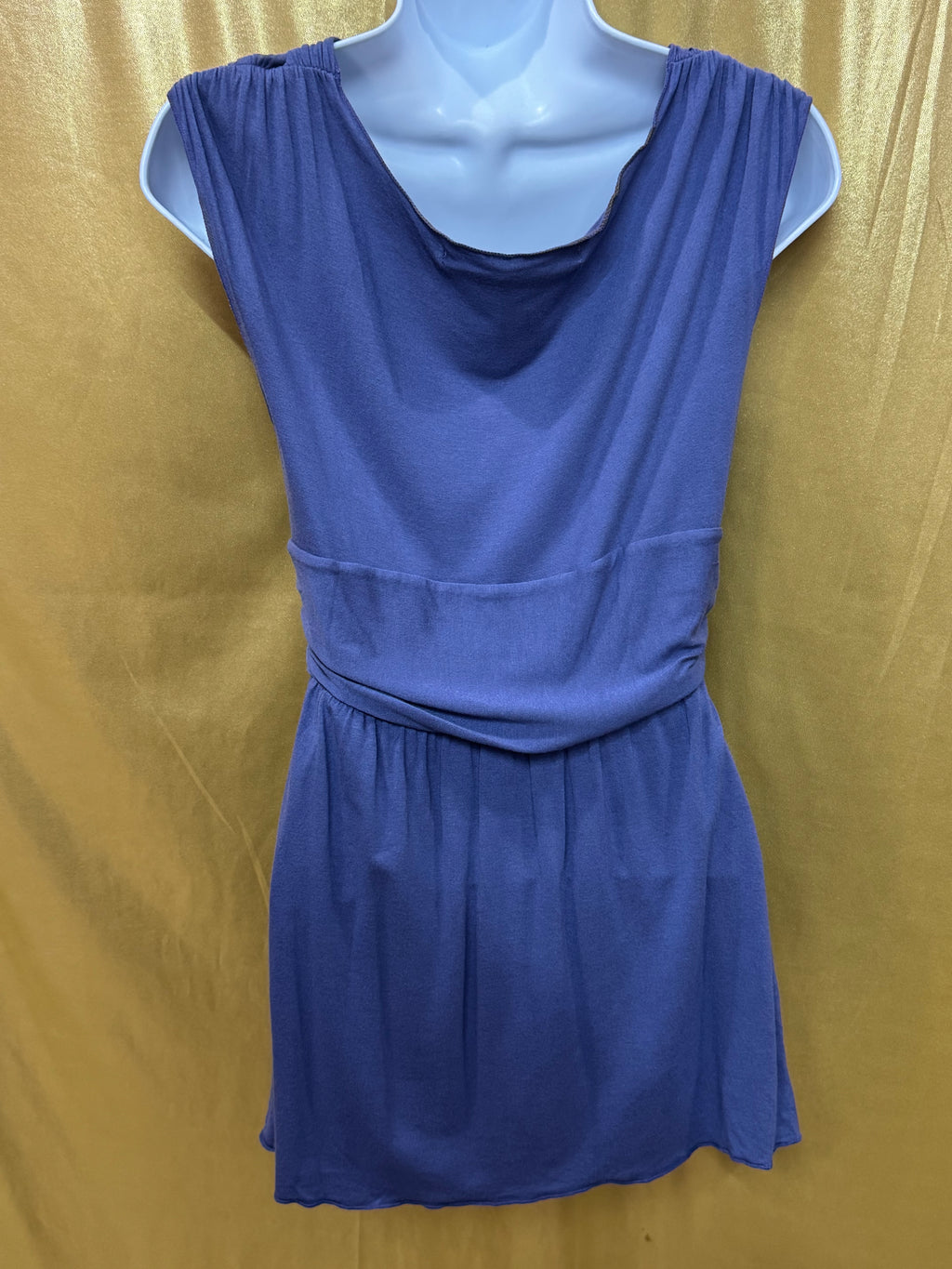 Max Studio Periwinkle Light Purple Twist Front V-Neck Sleeveless Top - Size M