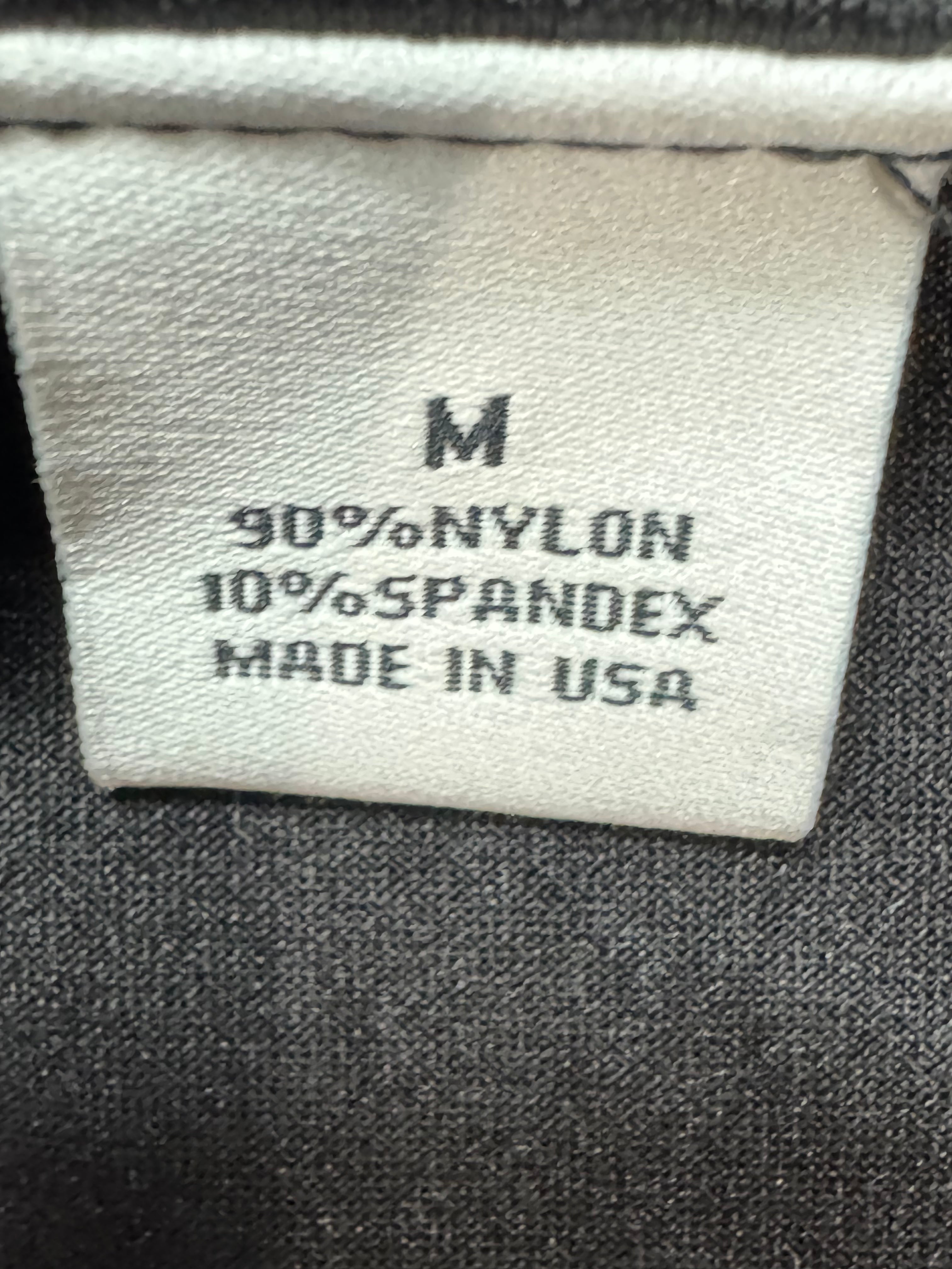 Kim Rogers Black Scoop Neck Sleeveless Blouse Size M Nylon Spandex Made in USA