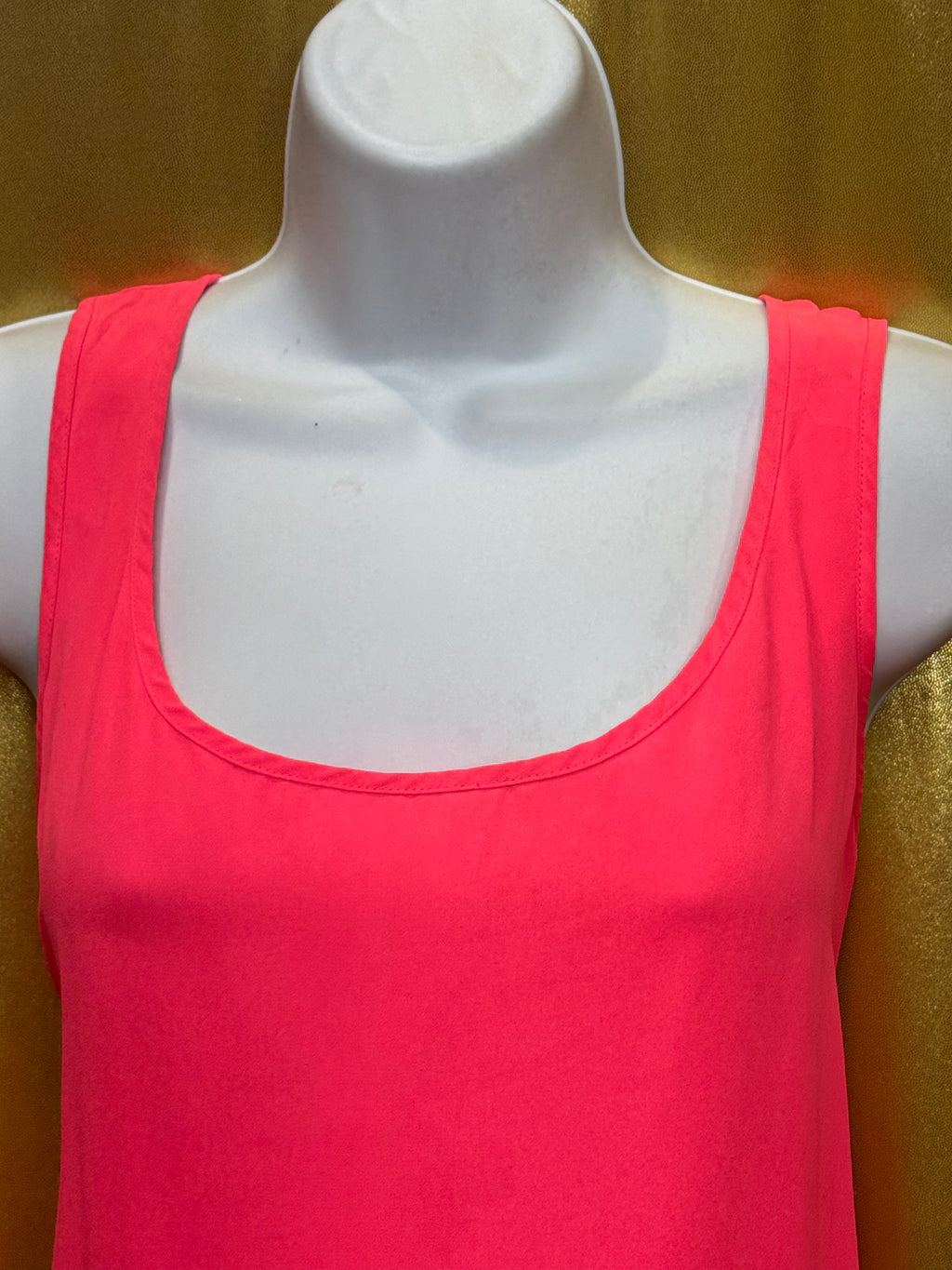 Express Hot Pink Wrap Back Tank Top Size L