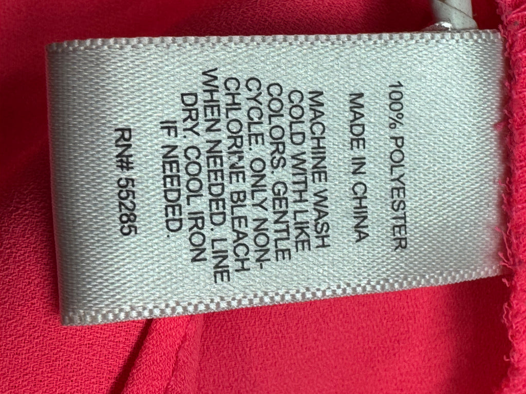 Express Hot Pink Wrap Back Tank Top Size L