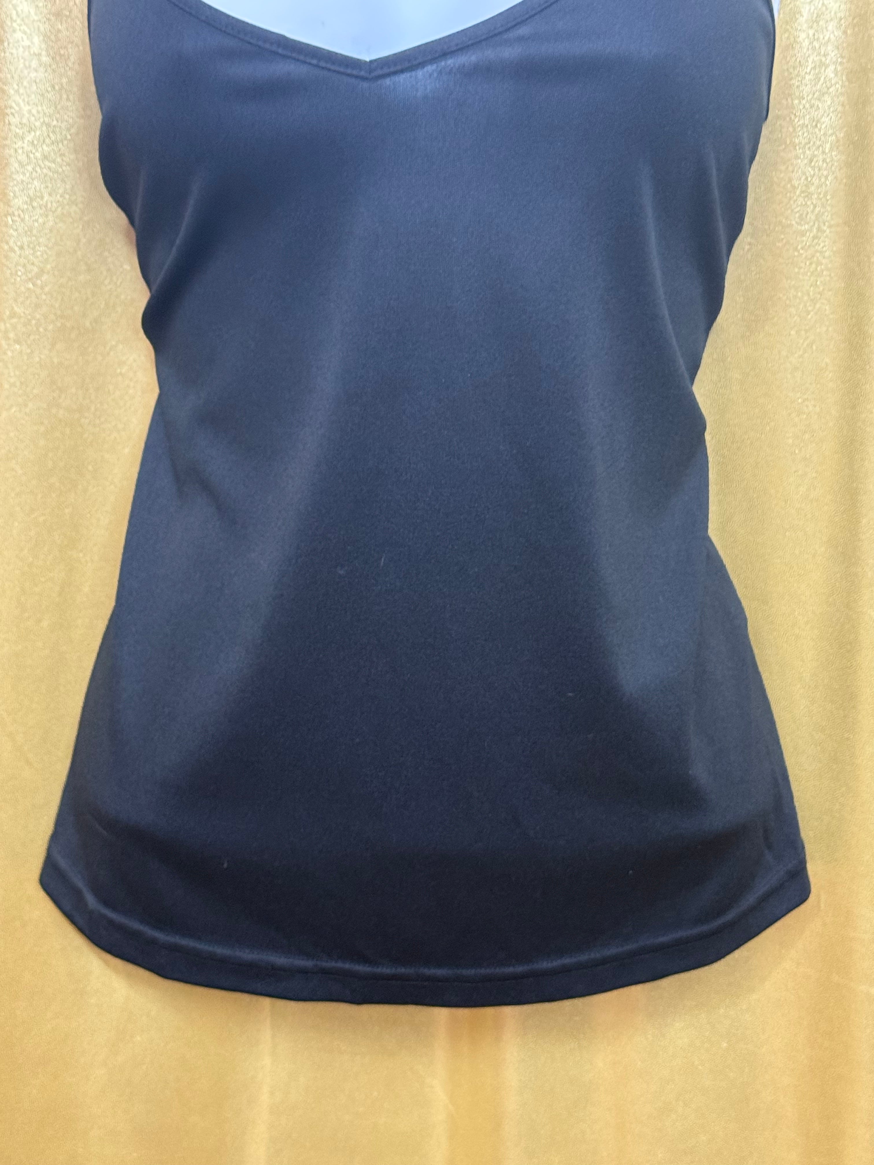 Zac & Rachel Black V-Neck Camisole Tank Top - Size Large