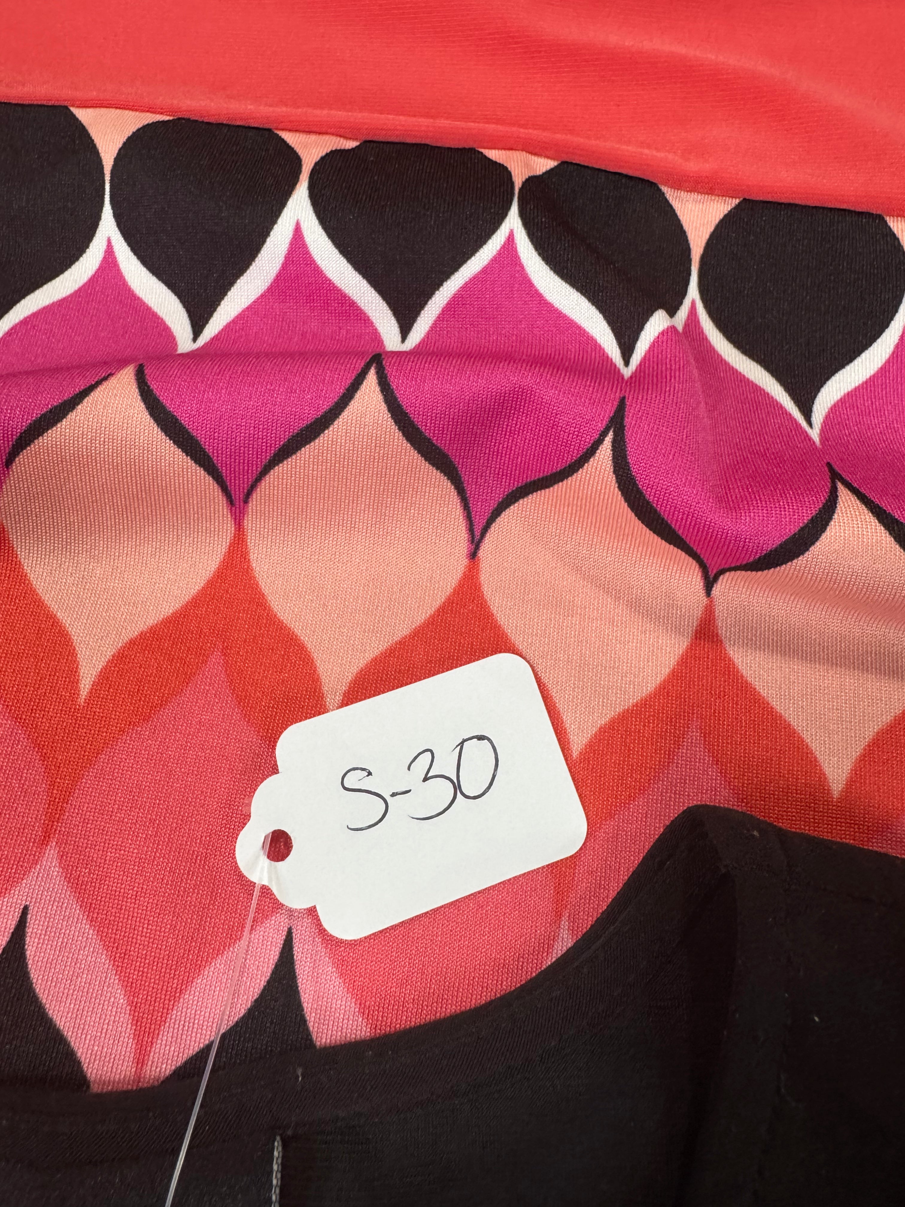 New Directions Pink & Black Sleeveless Blouse Sz XL