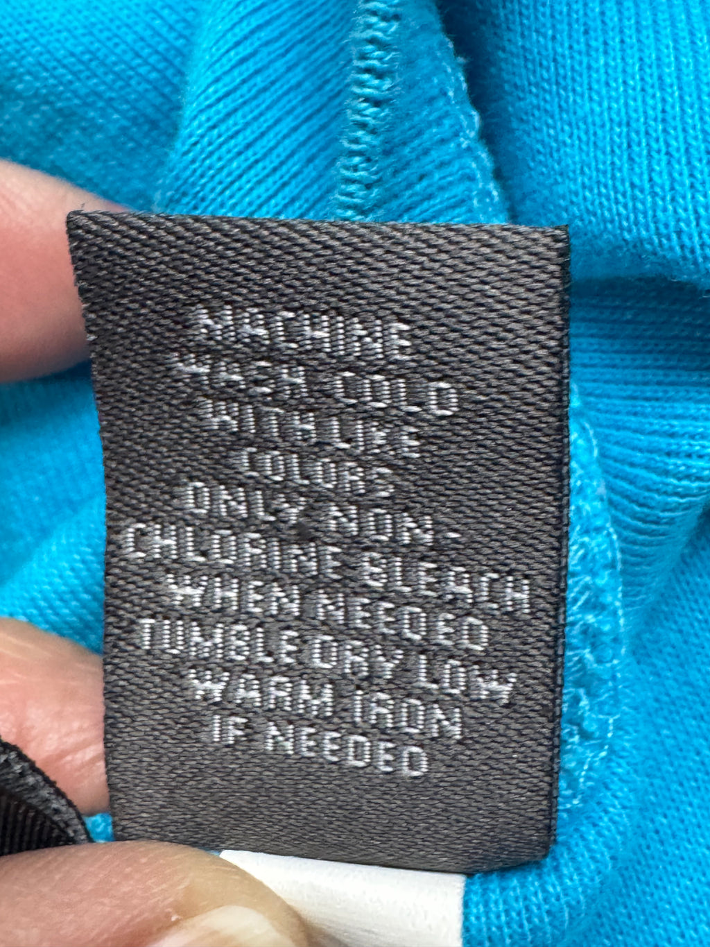 Chico's Additions Turquoise Scoop Neck Tank Top Size 2 / Large 100% Cotton