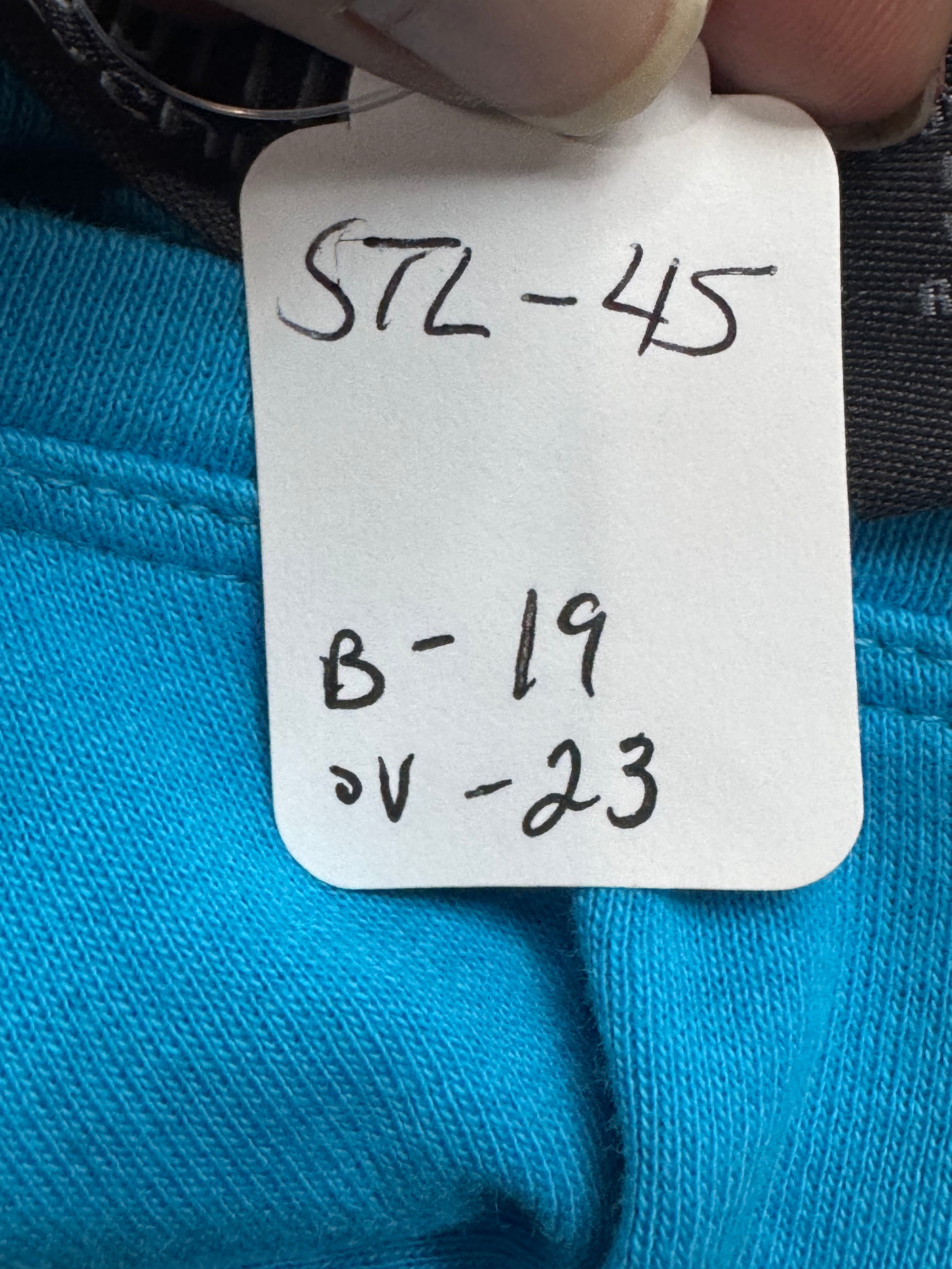Chico's Additions Turquoise Scoop Neck Tank Top Size 2 / Large 100% Cotton