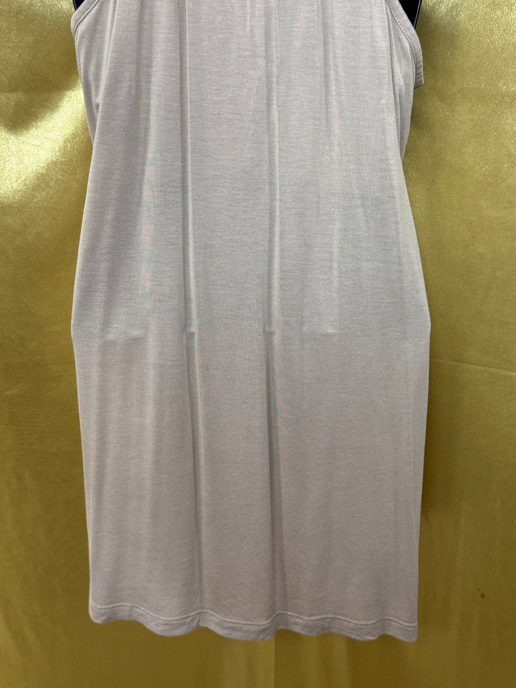 Kenar Cream Modal Babydoll Tunic Top Crochet Beaded Neckline Size Large