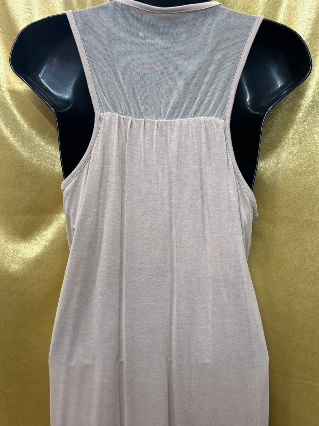 Kenar Cream Modal Babydoll Tunic Top Crochet Beaded Neckline Size Large