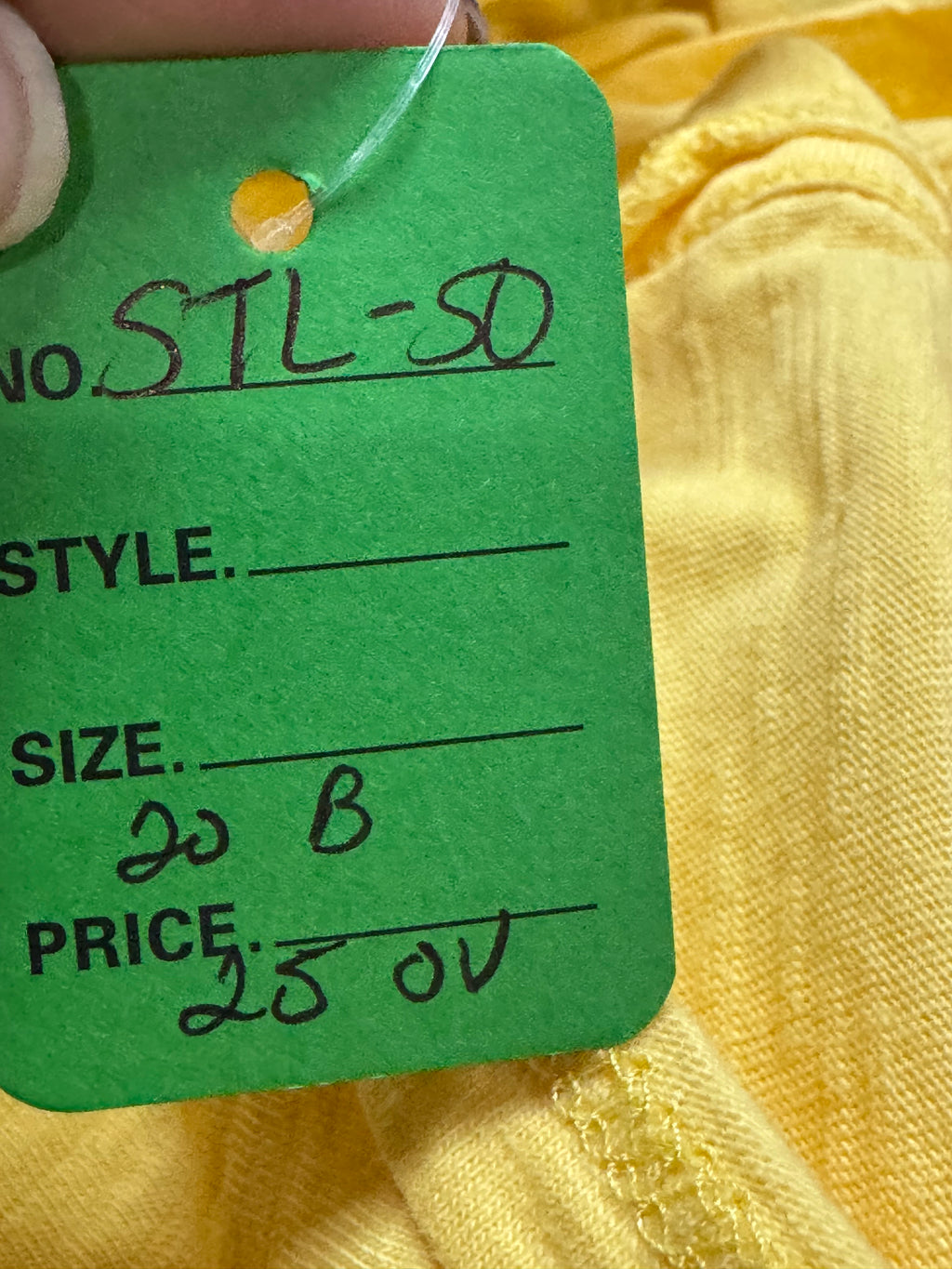 Chico's Bright Yellow Cotton V-Neck Tee - Size 2 (US Large) ☀️