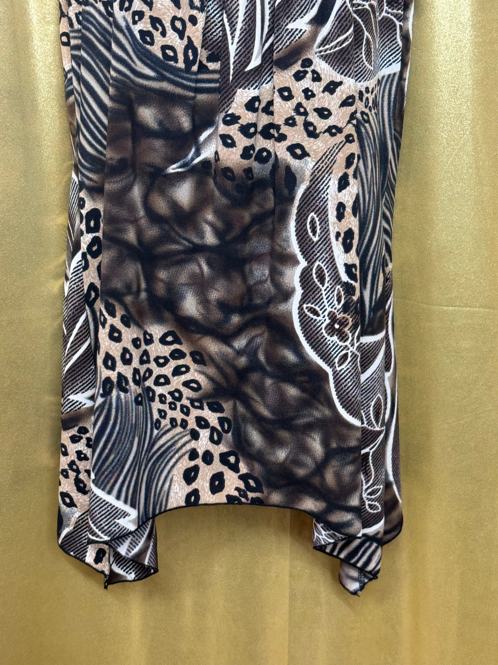Claudia Richard Mixed Animal Print Tank Top - Size L 🐾