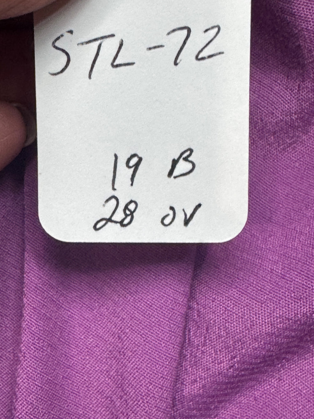 SOHO Jeans New York & Company Purple Cold Shoulder Ruffle Blouse Top L