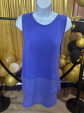 Michael Michael Kors Purple Sleeveless Blouse Size M
