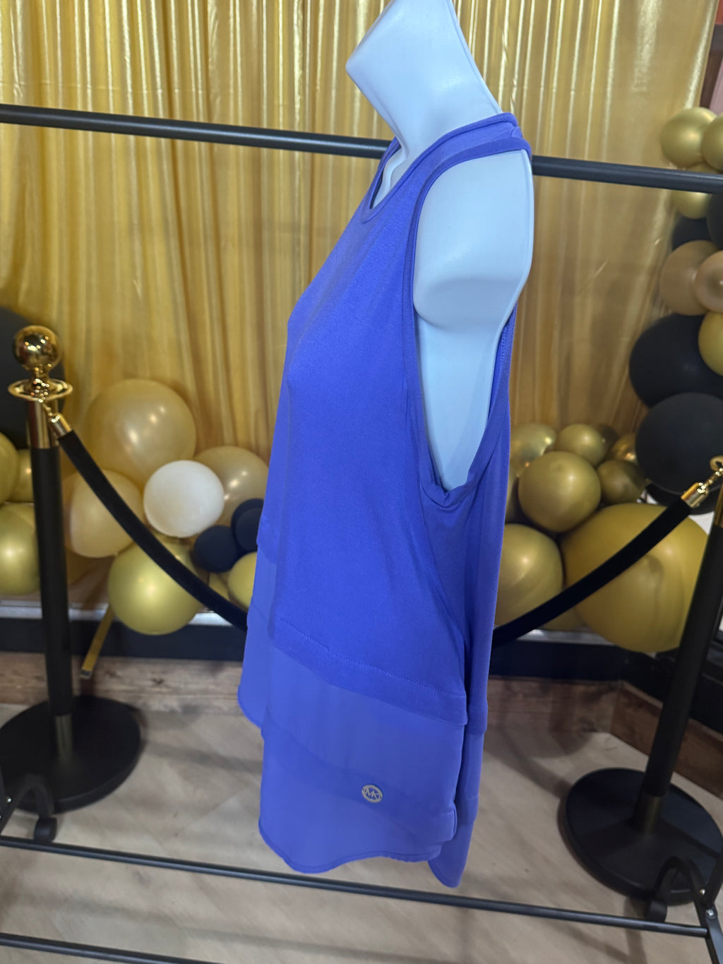 Michael Michael Kors Purple Sleeveless Blouse Size M