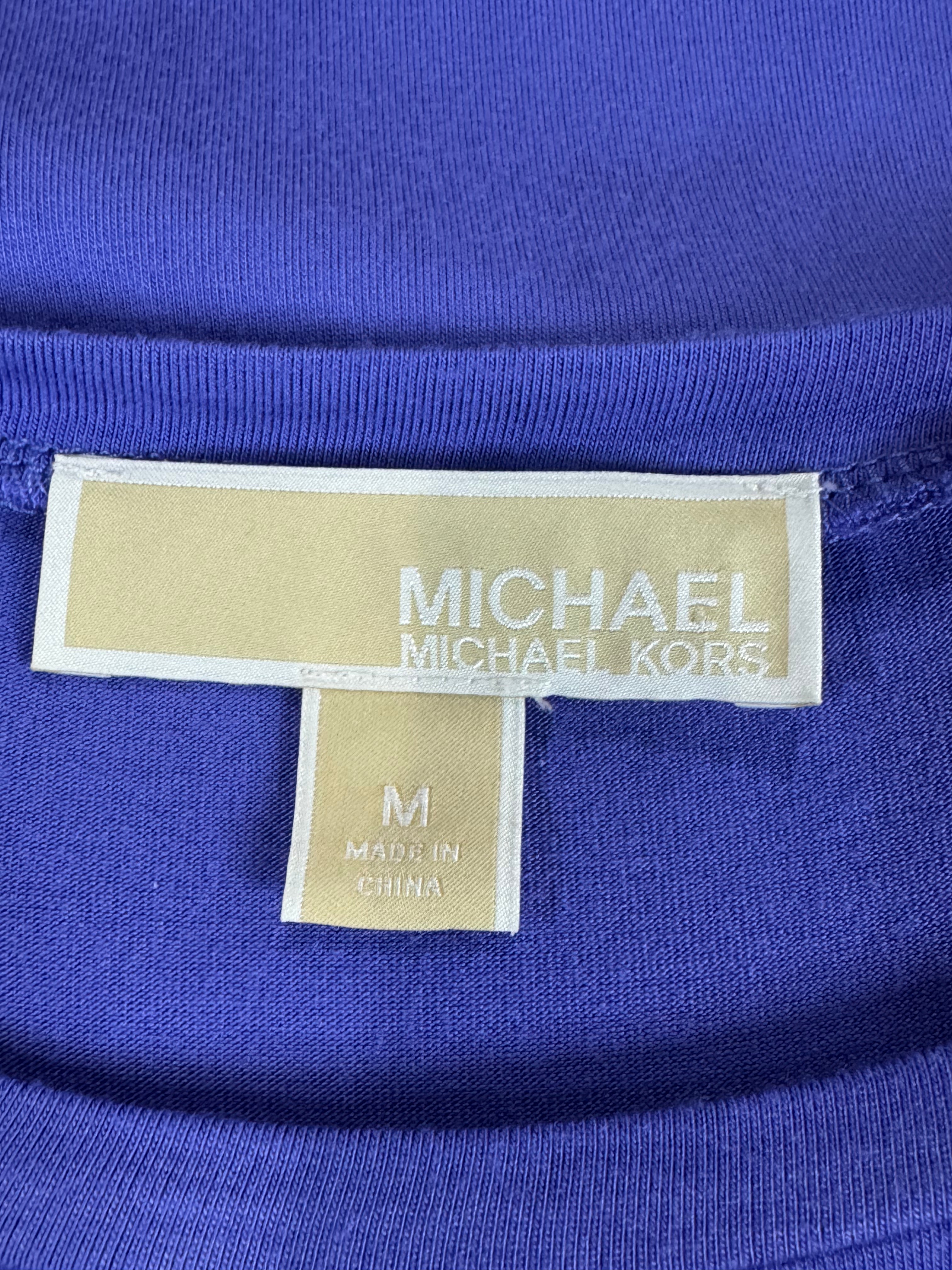 Michael Michael Kors Purple Sleeveless Blouse Size M