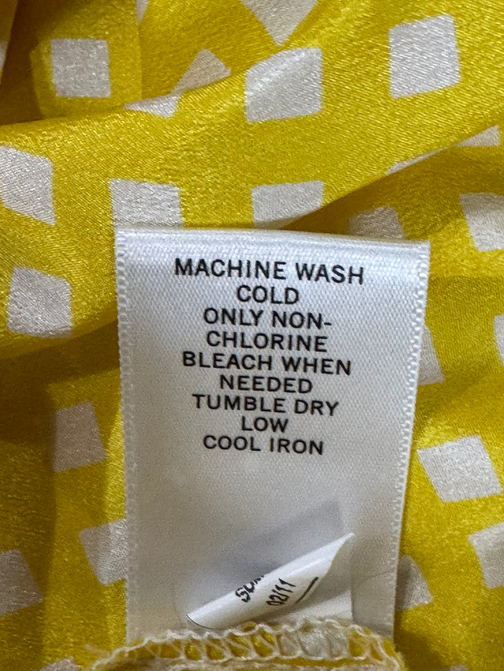 Banana Republic Yellow & White Sleeveless Top Sz XS