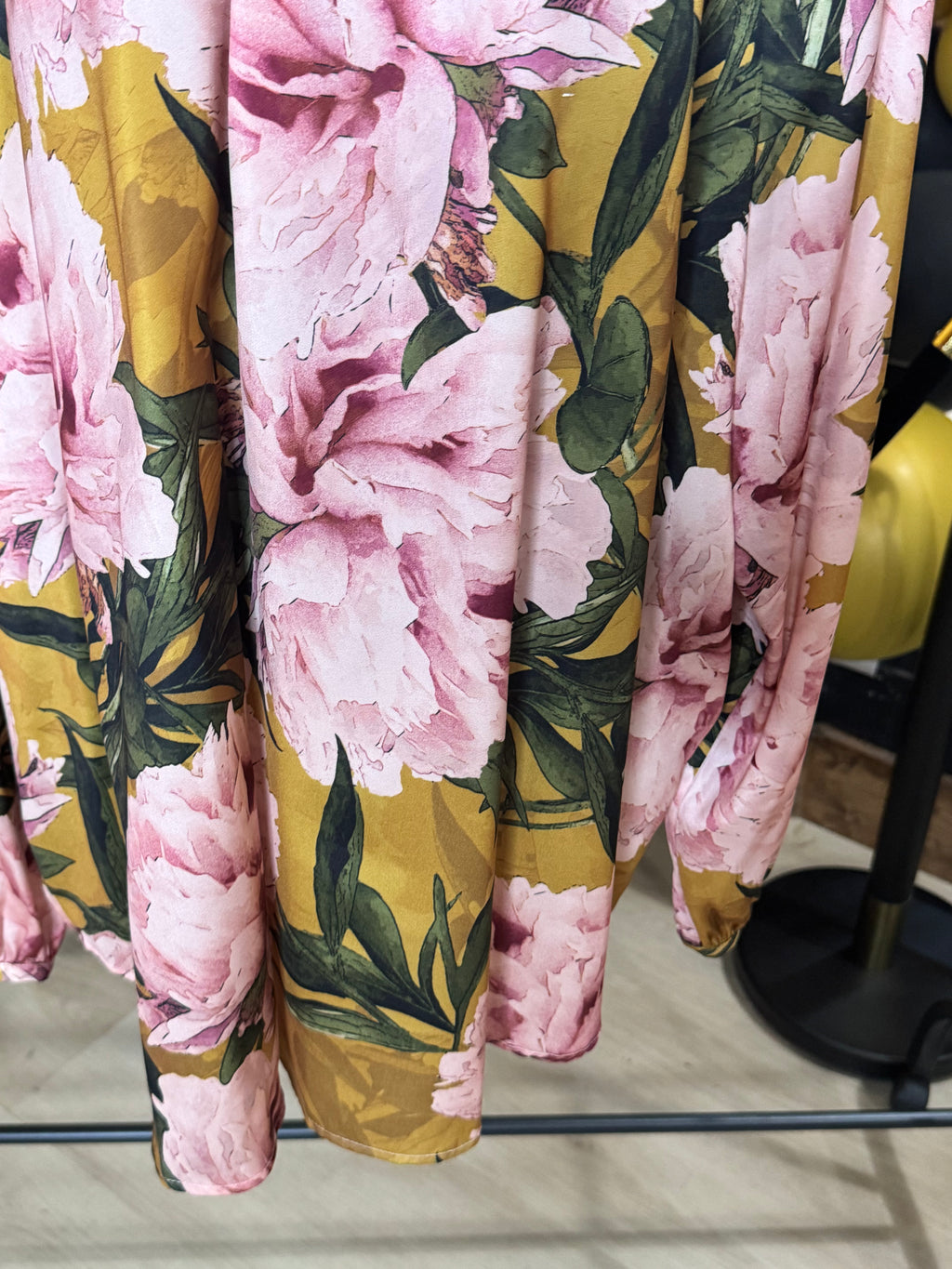 Chico’s Pink Floral Long Sleeve Blouse Sz 20/22