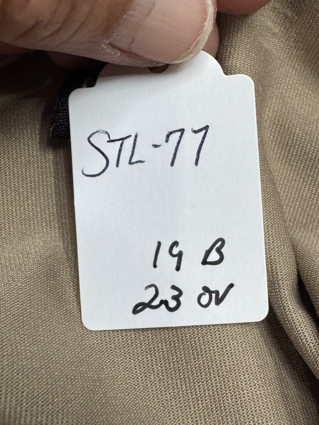 New Directions Large Taupe Sleeveless Tank Top | Nylon Spandex Blend