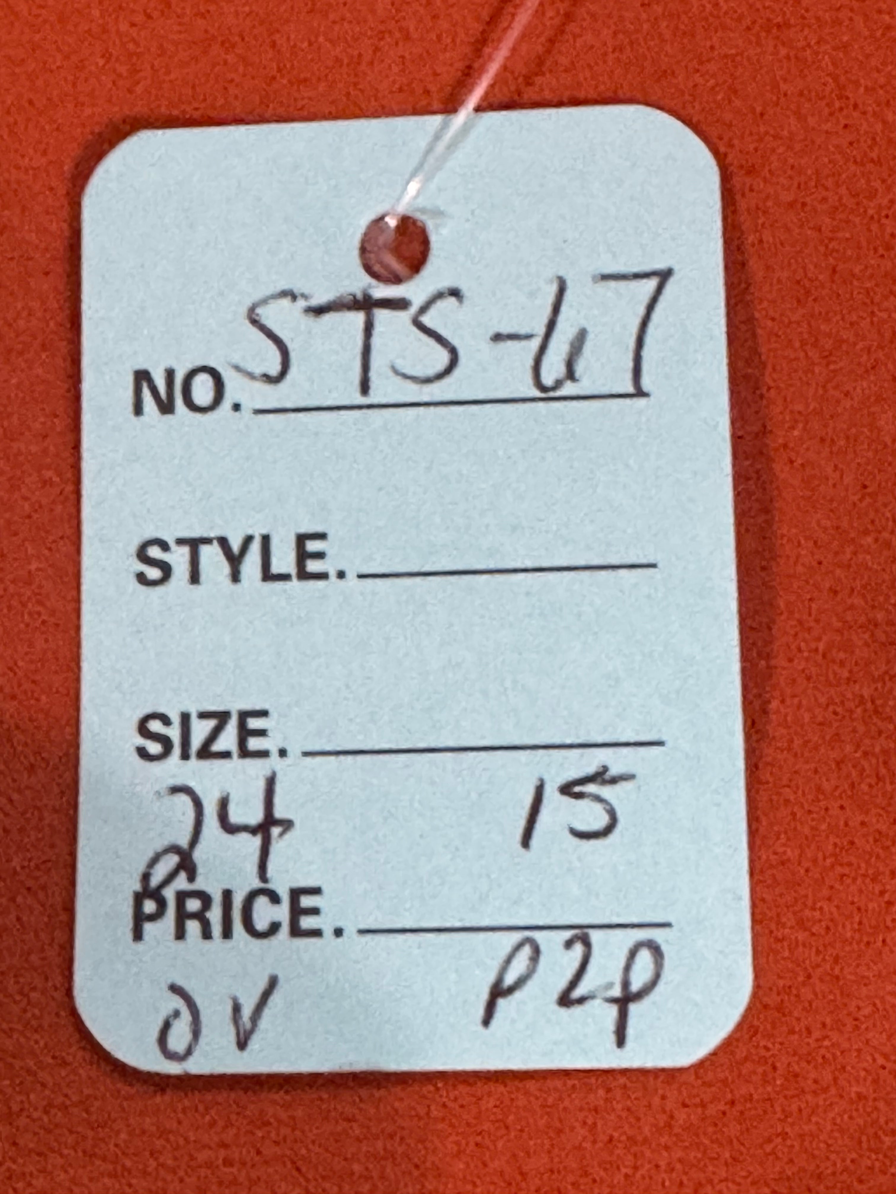 Naked Zebra Orange Racerback Tank Top Blouse Size S