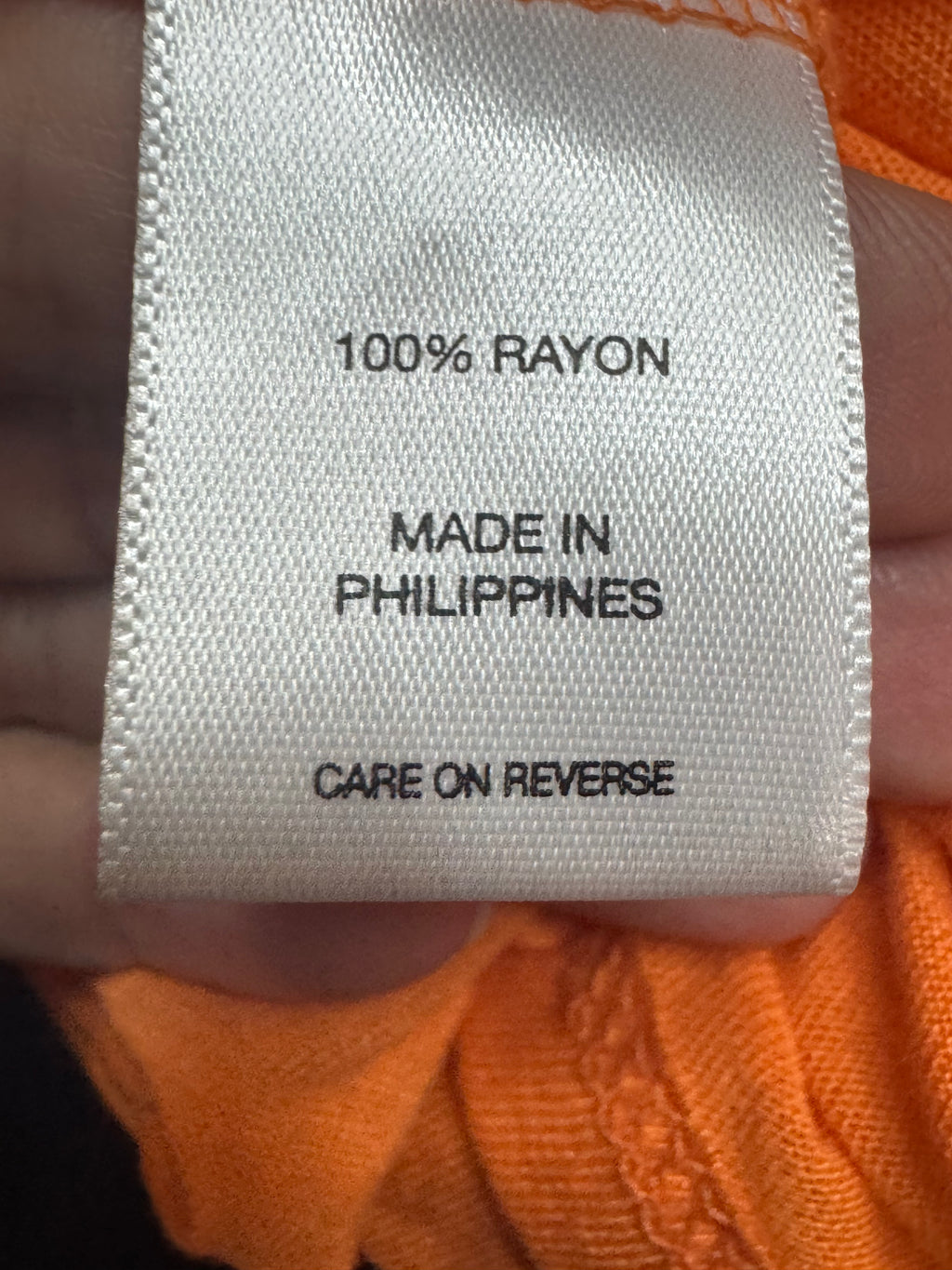 New York & Co. Peach Orange Twist Front Tunic Dress Size S Rayon