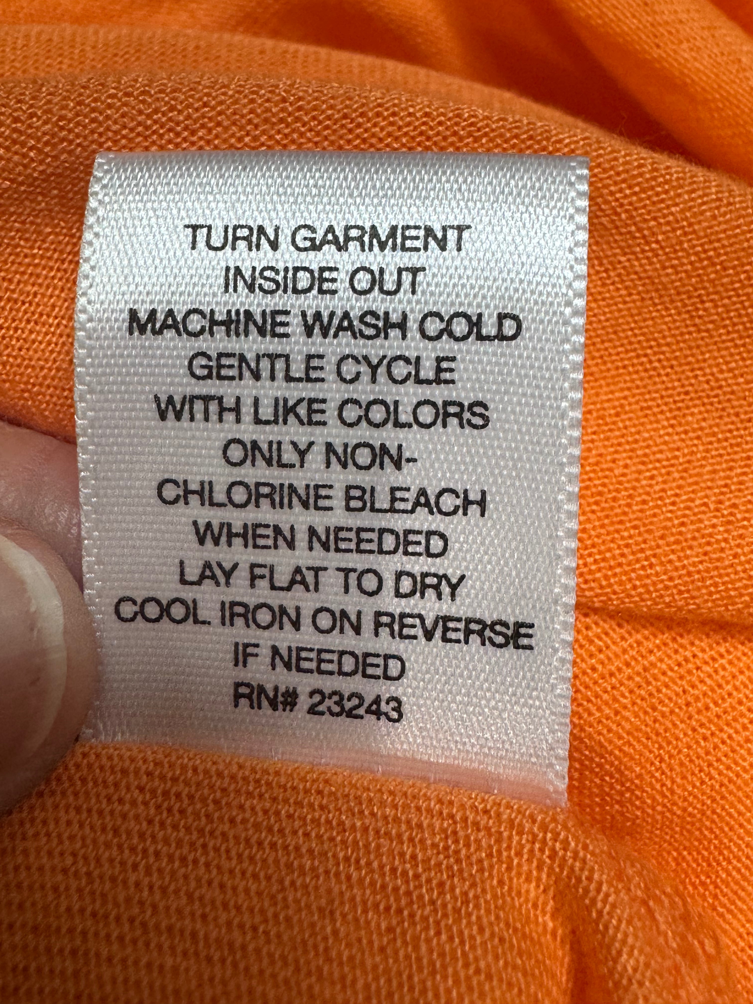New York & Co. Peach Orange Twist Front Tunic Dress Size S Rayon