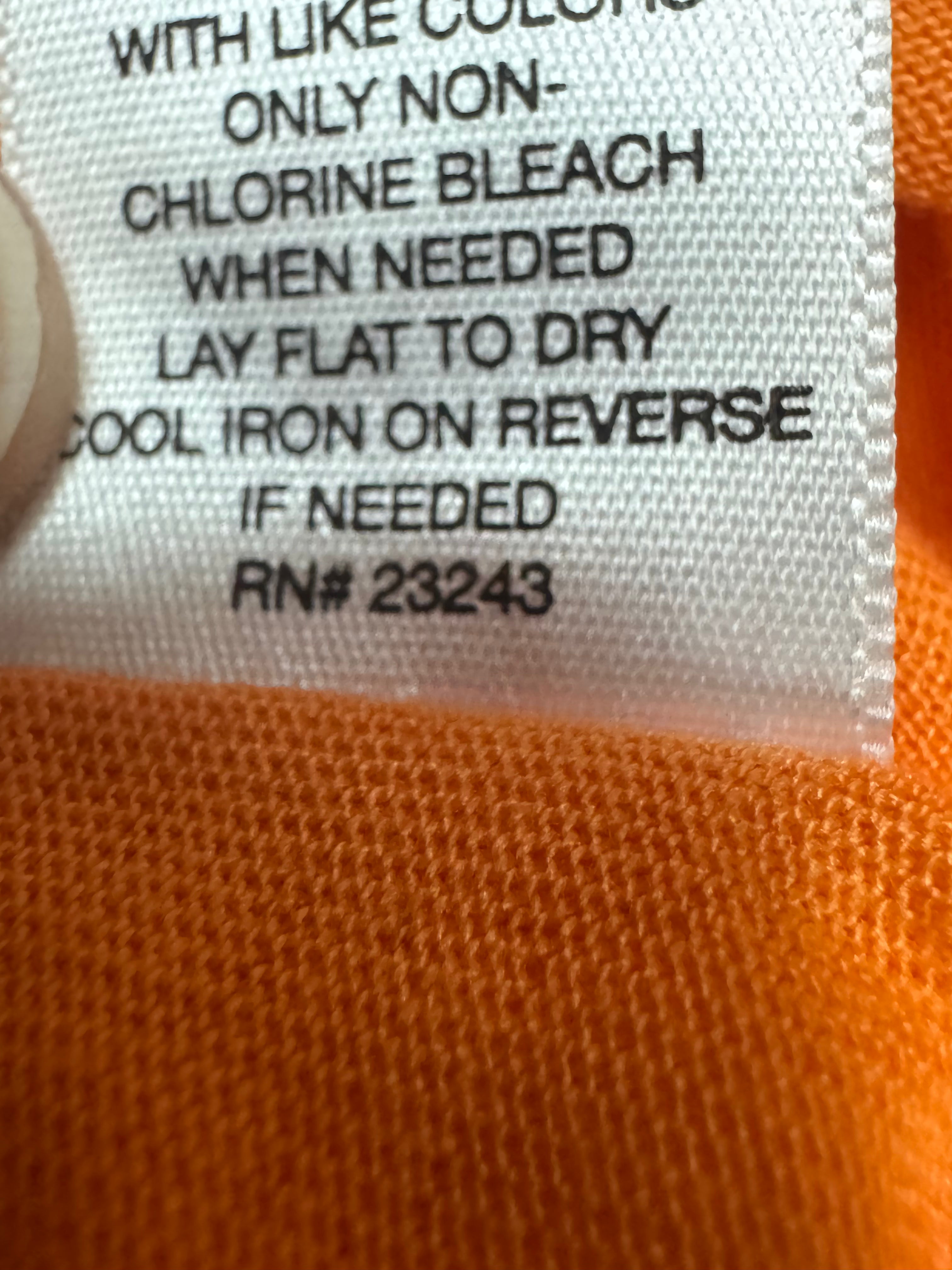 New York & Co. Peach Orange Twist Front Tunic Dress Size S Rayon