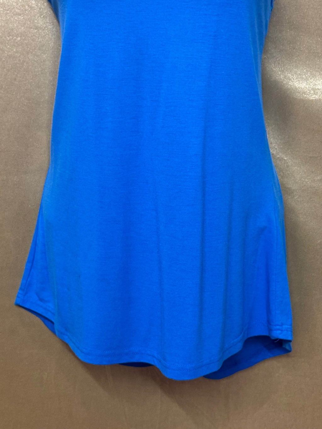 BCG Bright Blue Criss-Cross Cutout Racerback Athletic Tank Top - Size Small