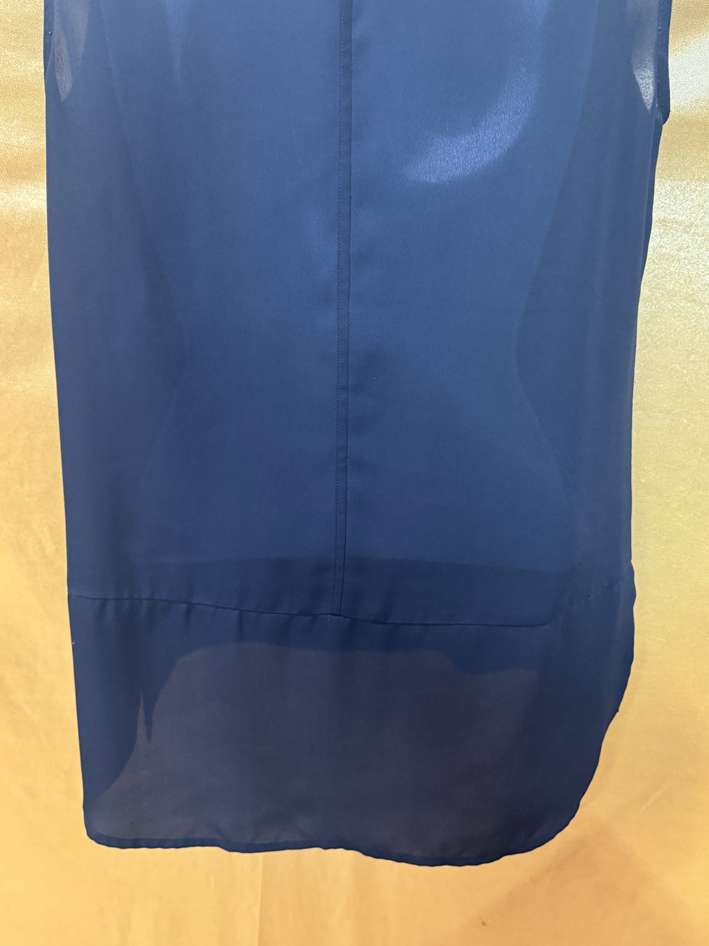 CHAUS New York Black Sleeveless Tunic Top - Size Small