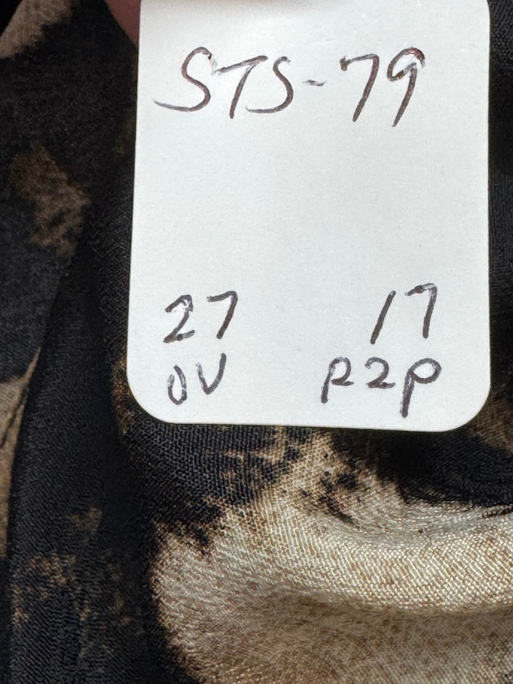 NY&C One-Shoulder Ruffle Top Leopard Print Size S / Small